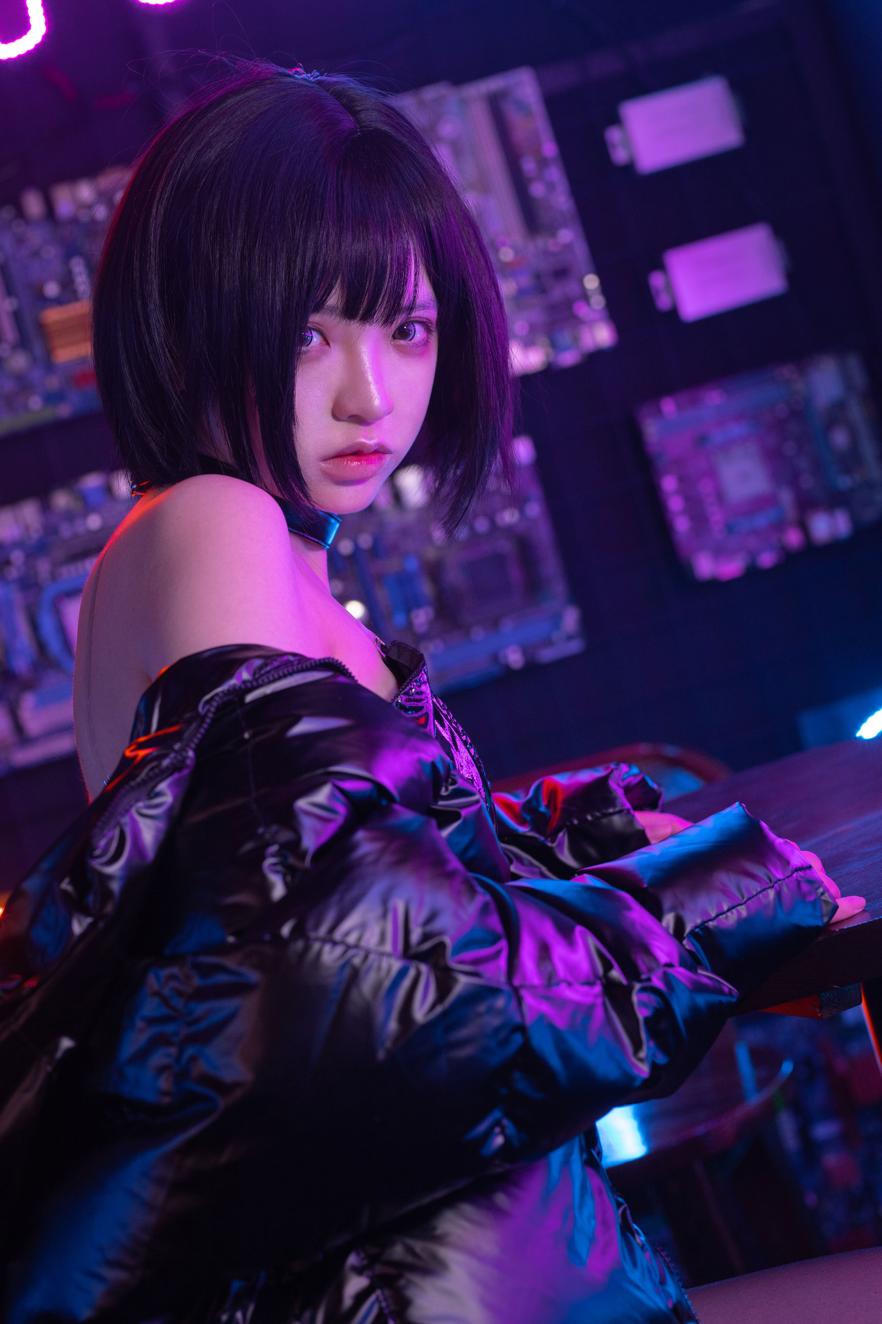 疯猫ss – 赛博少女 Cosplay-第4张
