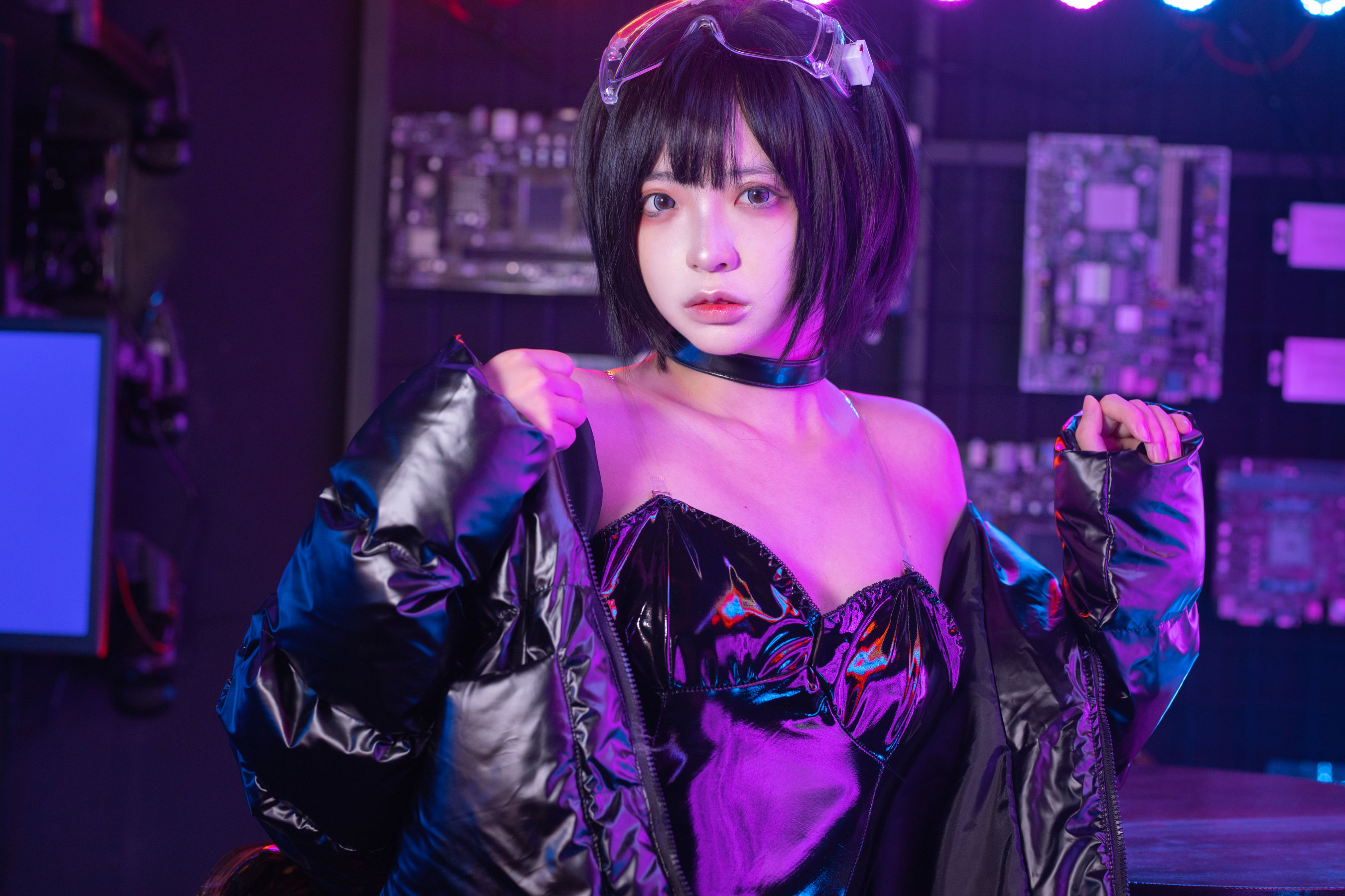 疯猫ss – 赛博少女 Cosplay-第36张