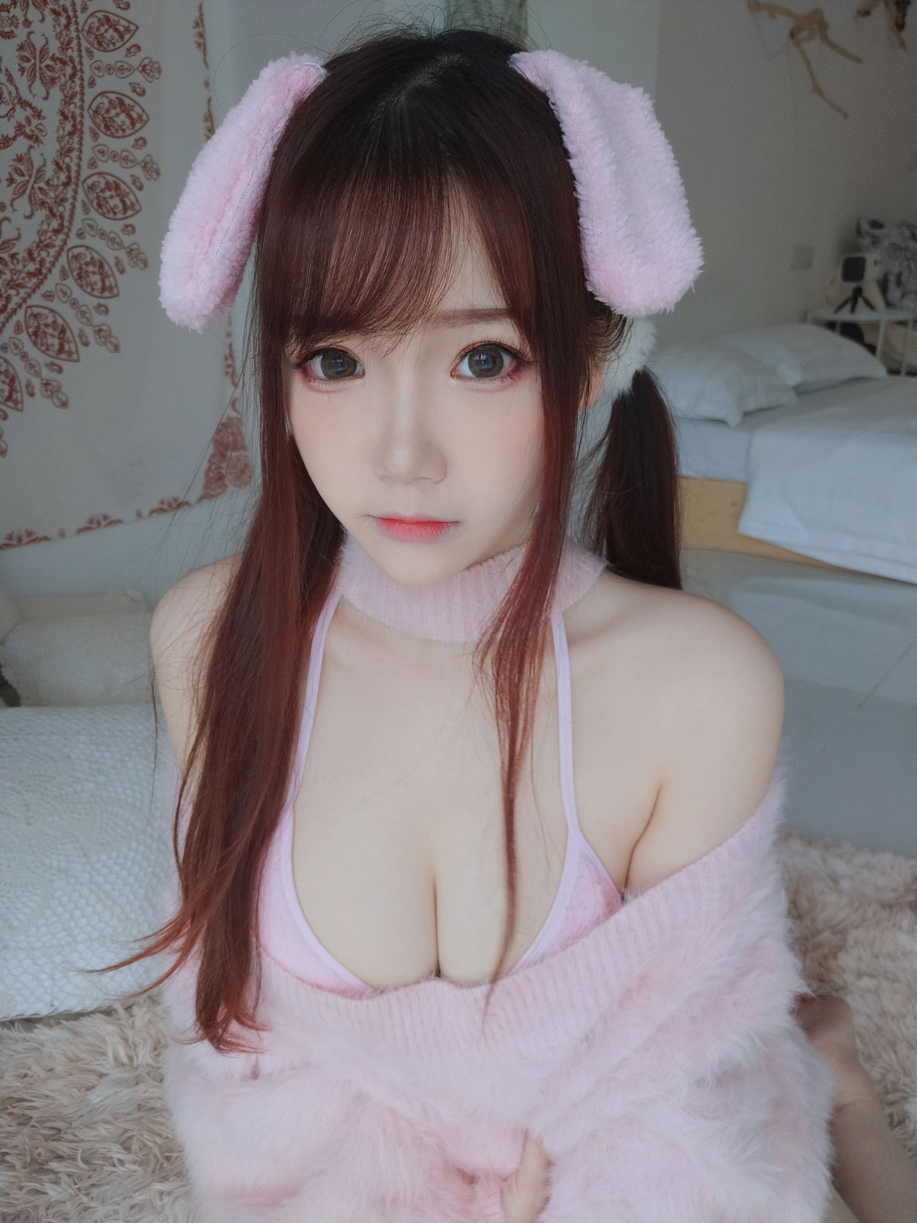 动漫博主雪晴Astra – 牧场物语 垂耳兔 Cosplay-第1张