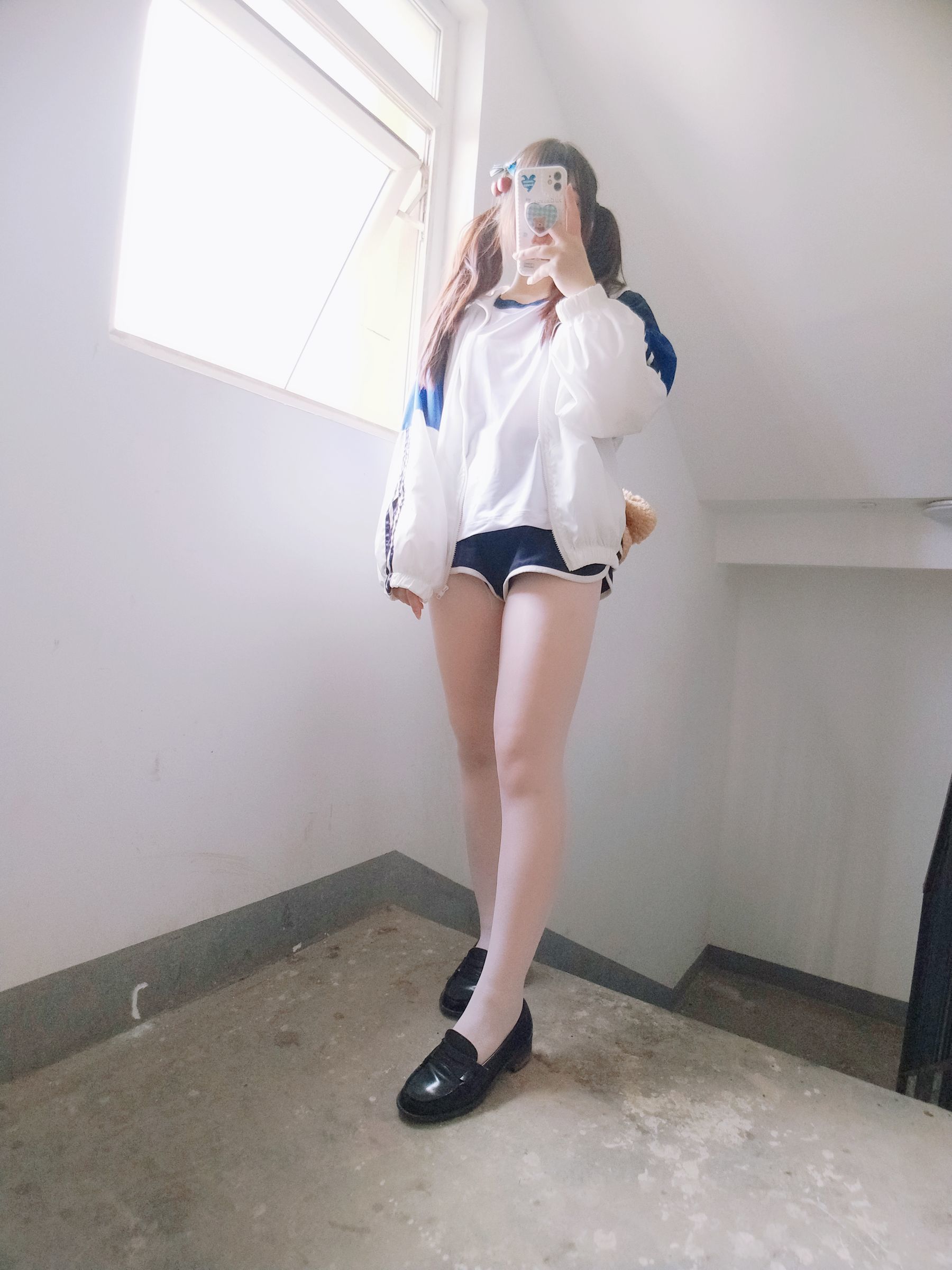 二次元美女古川kagura – 白丝体操运动服 Cosplay-第21张