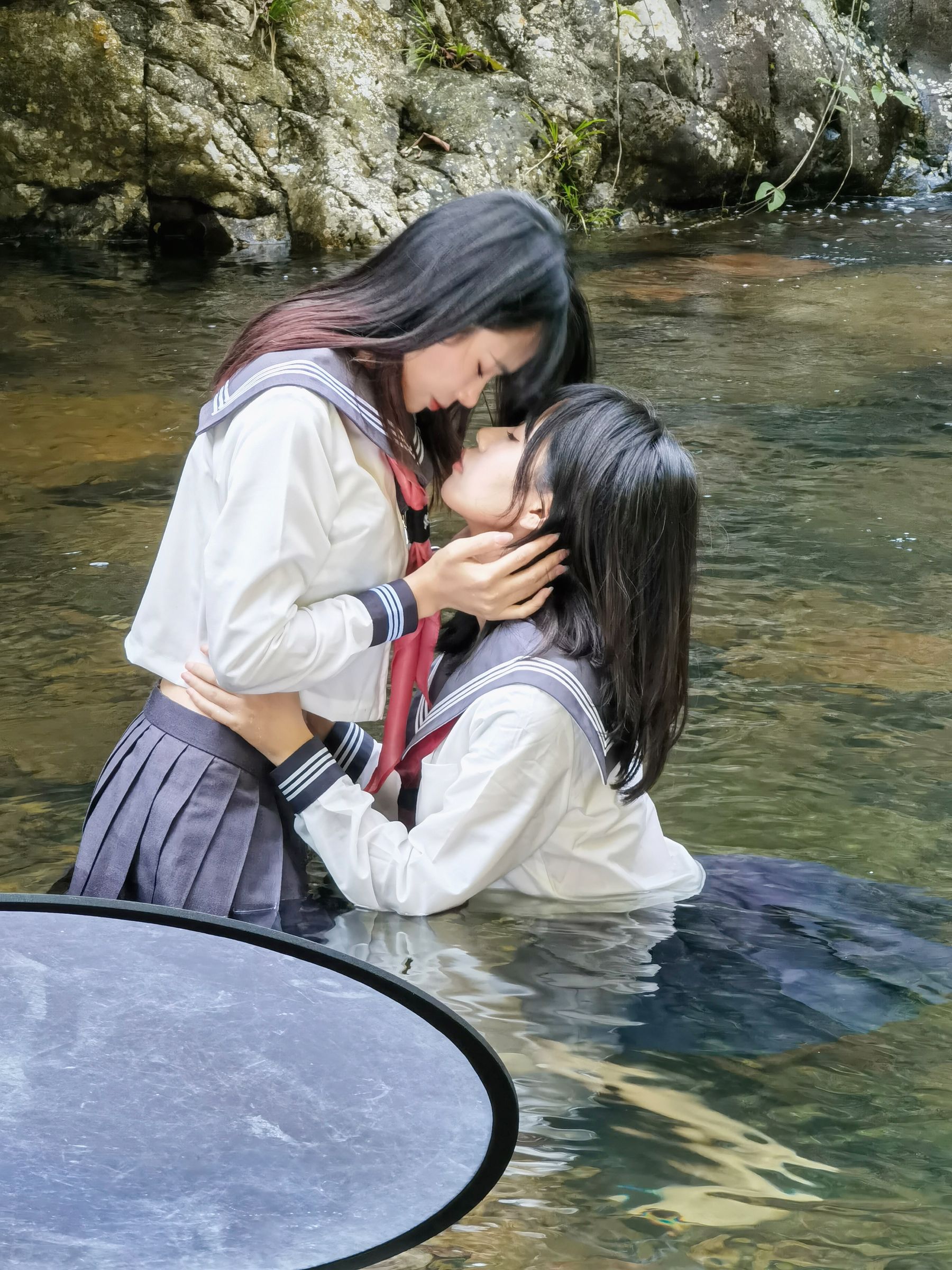 阳光美少女萌芽儿o0 × 琪鸽 – 百合竞技泳衣 Cosplay-第5张