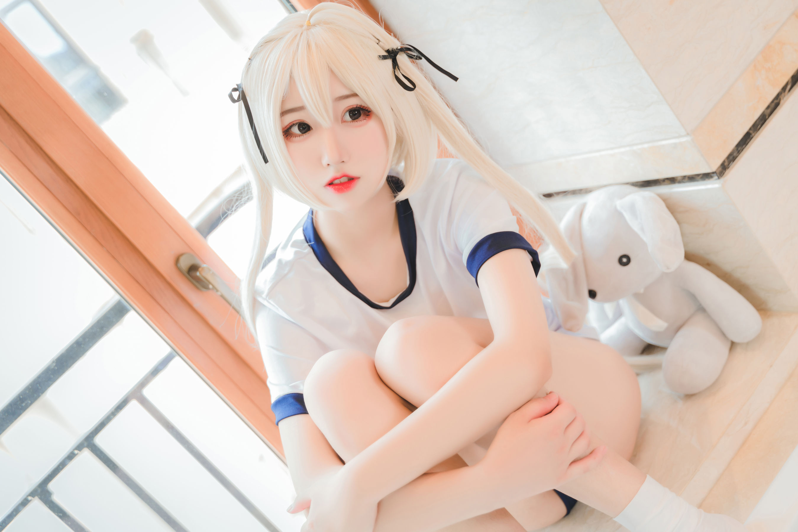 猫君君MaoJun – 体操服穹妹 Cosplay-第4张