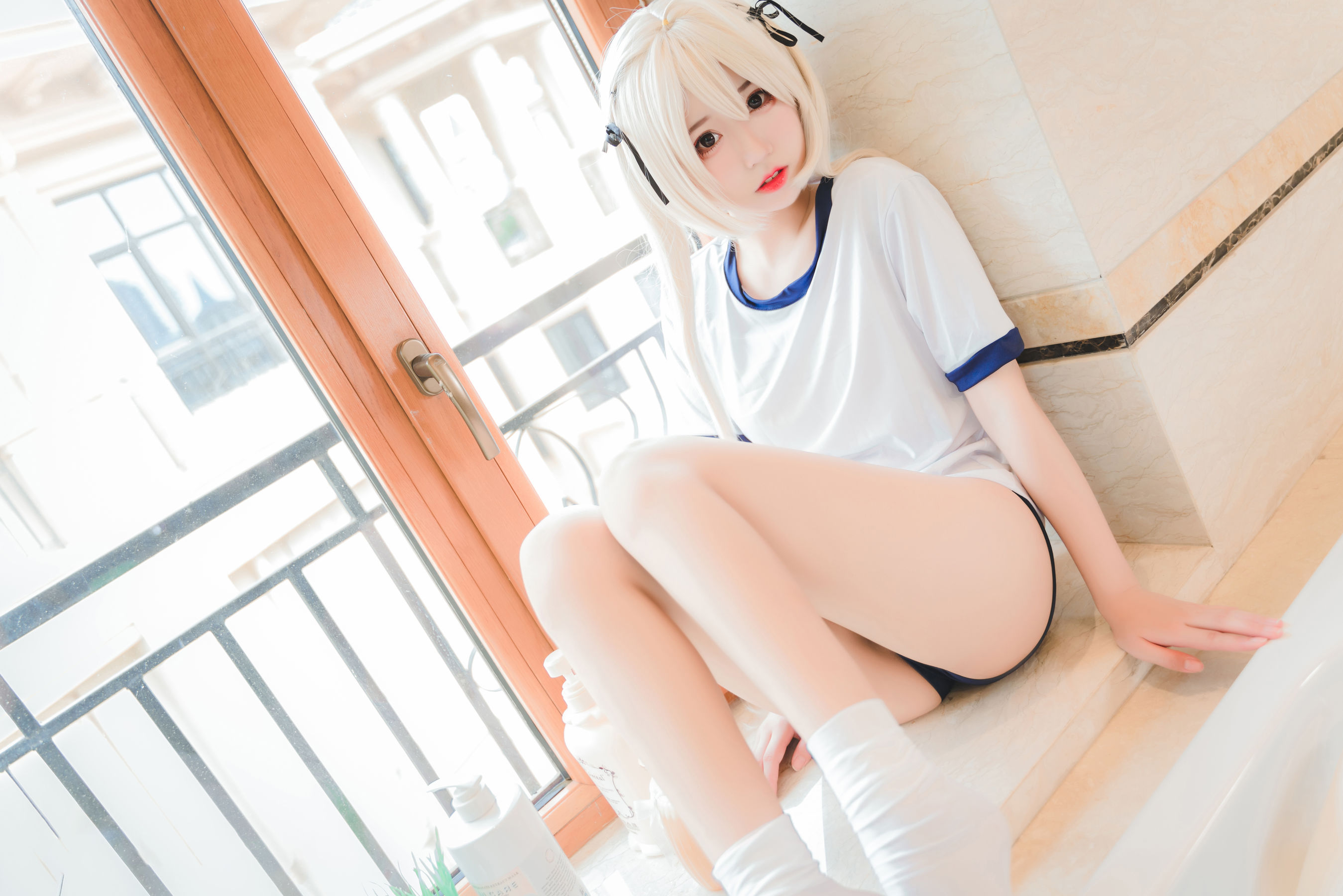 猫君君MaoJun – 体操服穹妹 Cosplay-第19张