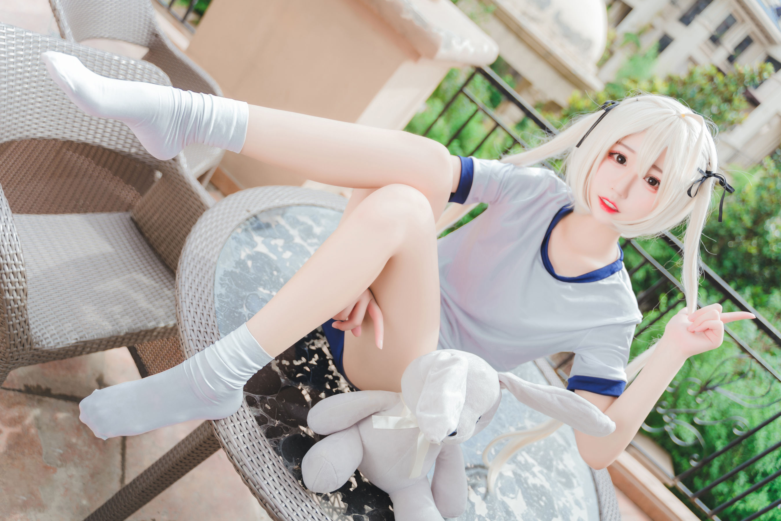猫君君MaoJun – 体操服穹妹 Cosplay-第13张