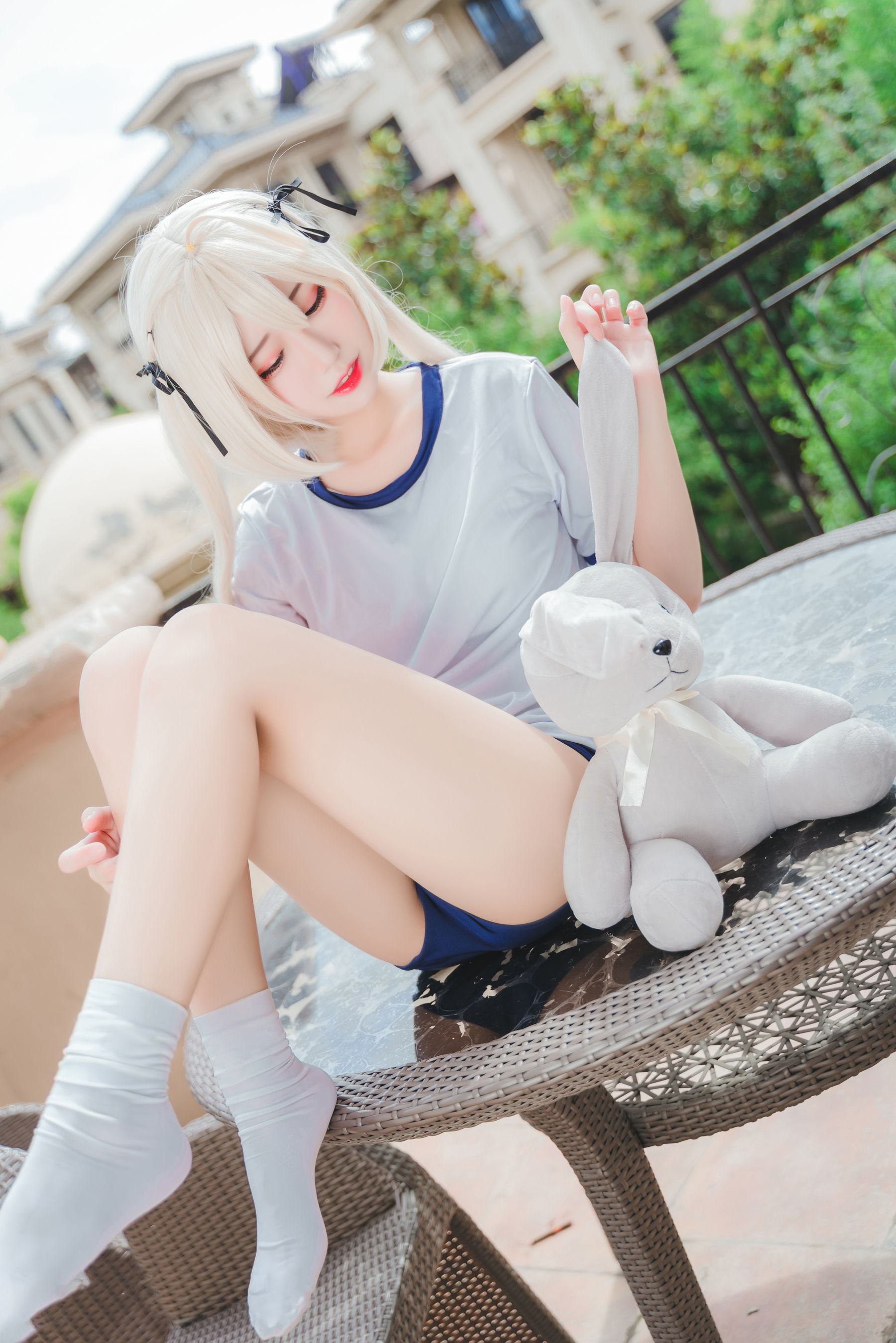 猫君君MaoJun – 体操服穹妹 Cosplay-第3张