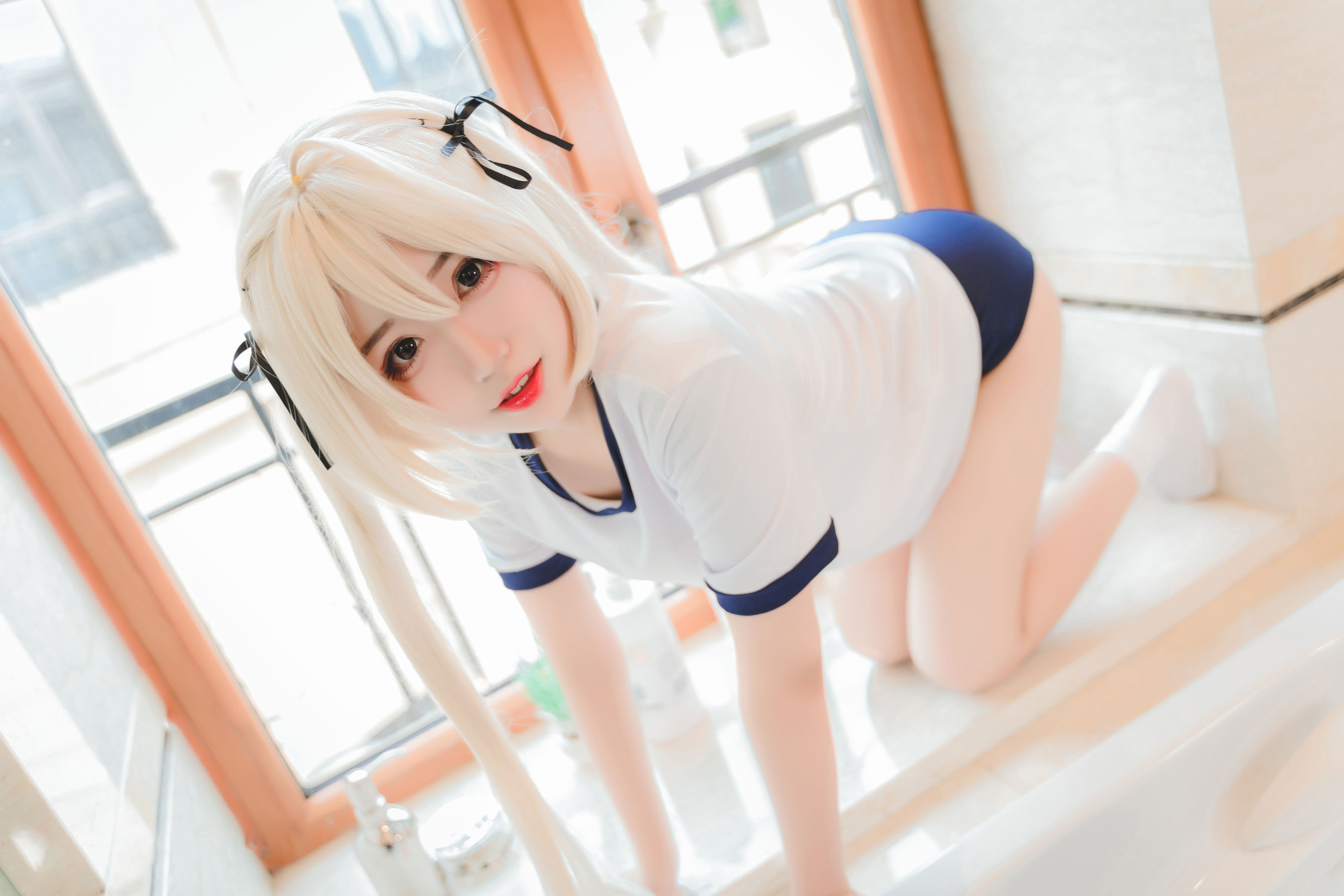 猫君君MaoJun – 体操服穹妹 Cosplay-第9张