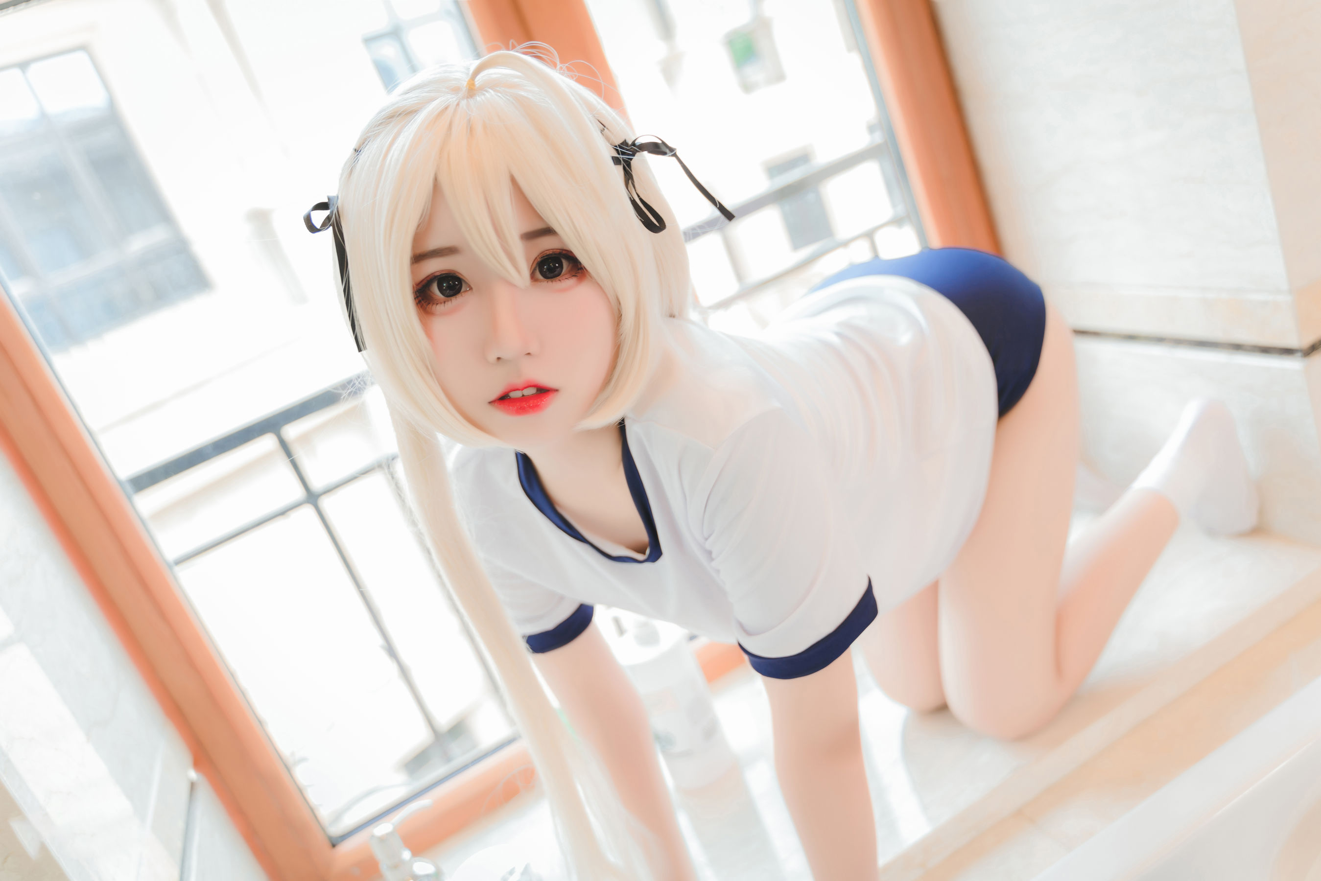 猫君君MaoJun – 体操服穹妹 Cosplay-第10张