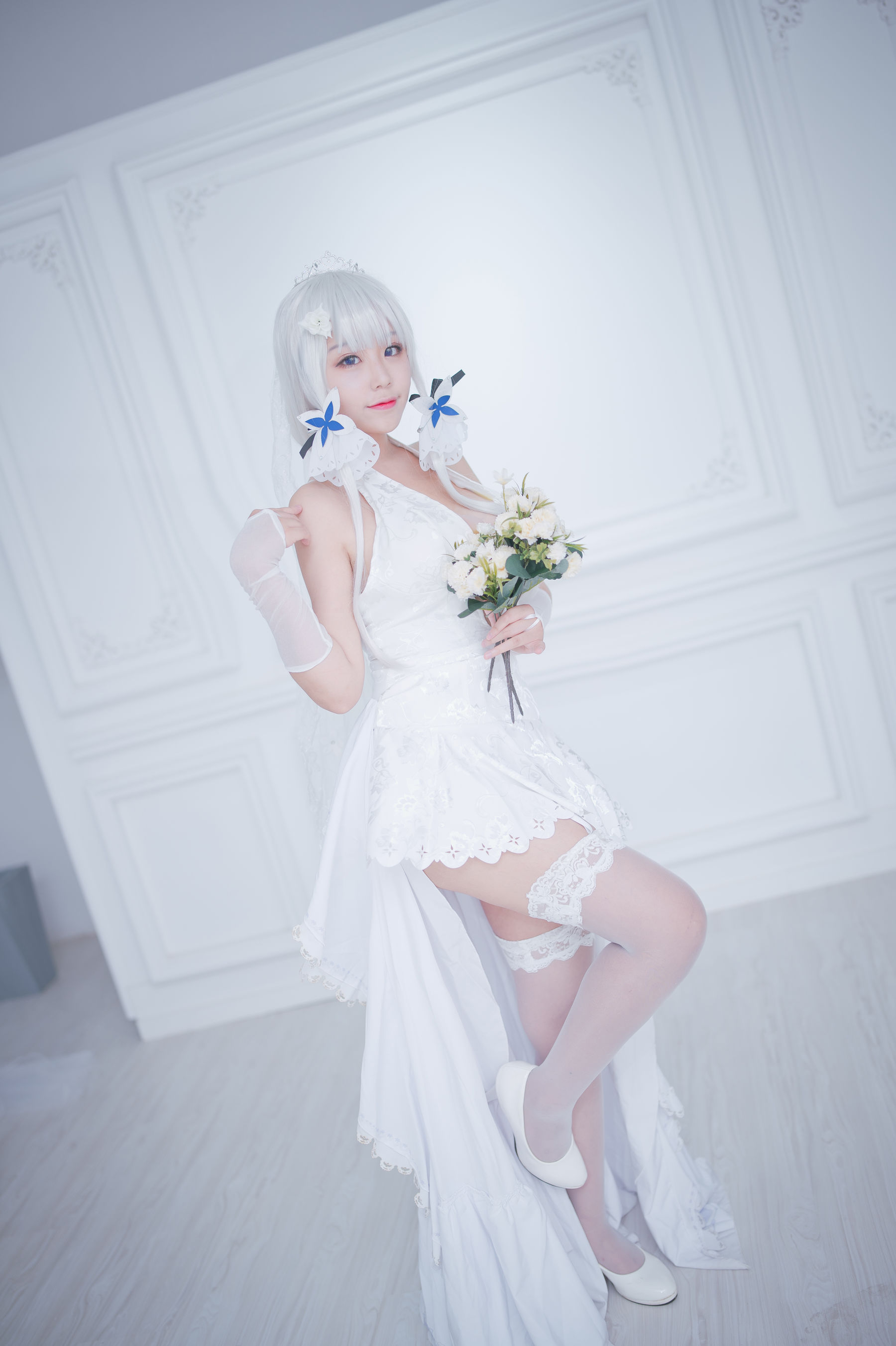 动漫博主穆零Mu0 – 光辉婚纱 Cosplay-第42张
