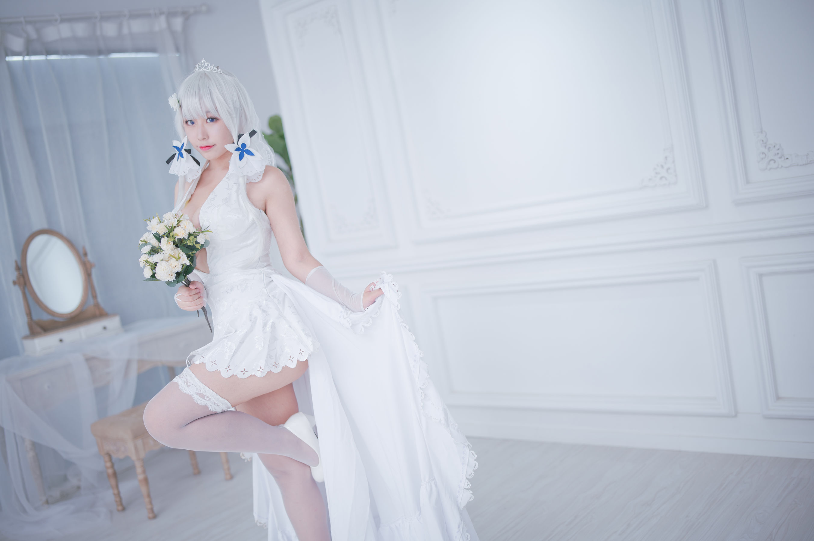 动漫博主穆零Mu0 – 光辉婚纱 Cosplay-第43张