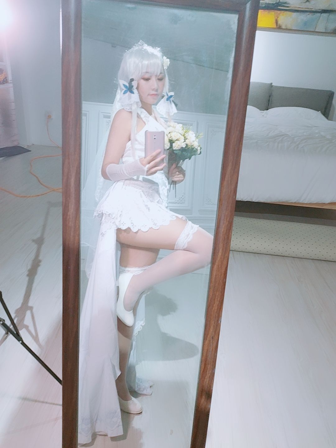 动漫博主穆零Mu0 – 光辉婚纱 Cosplay-第9张