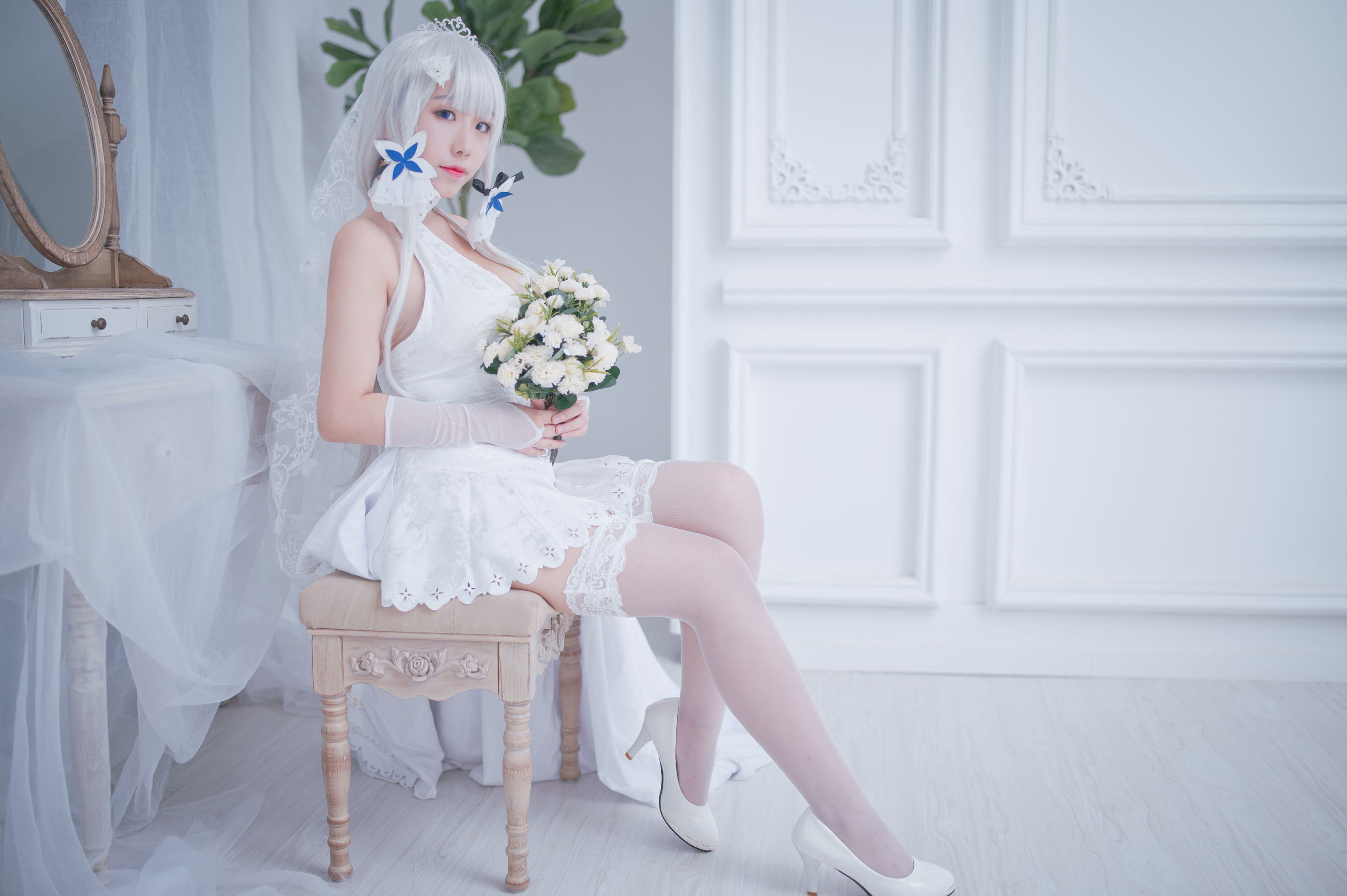 动漫博主穆零Mu0 – 光辉婚纱 Cosplay-第6张