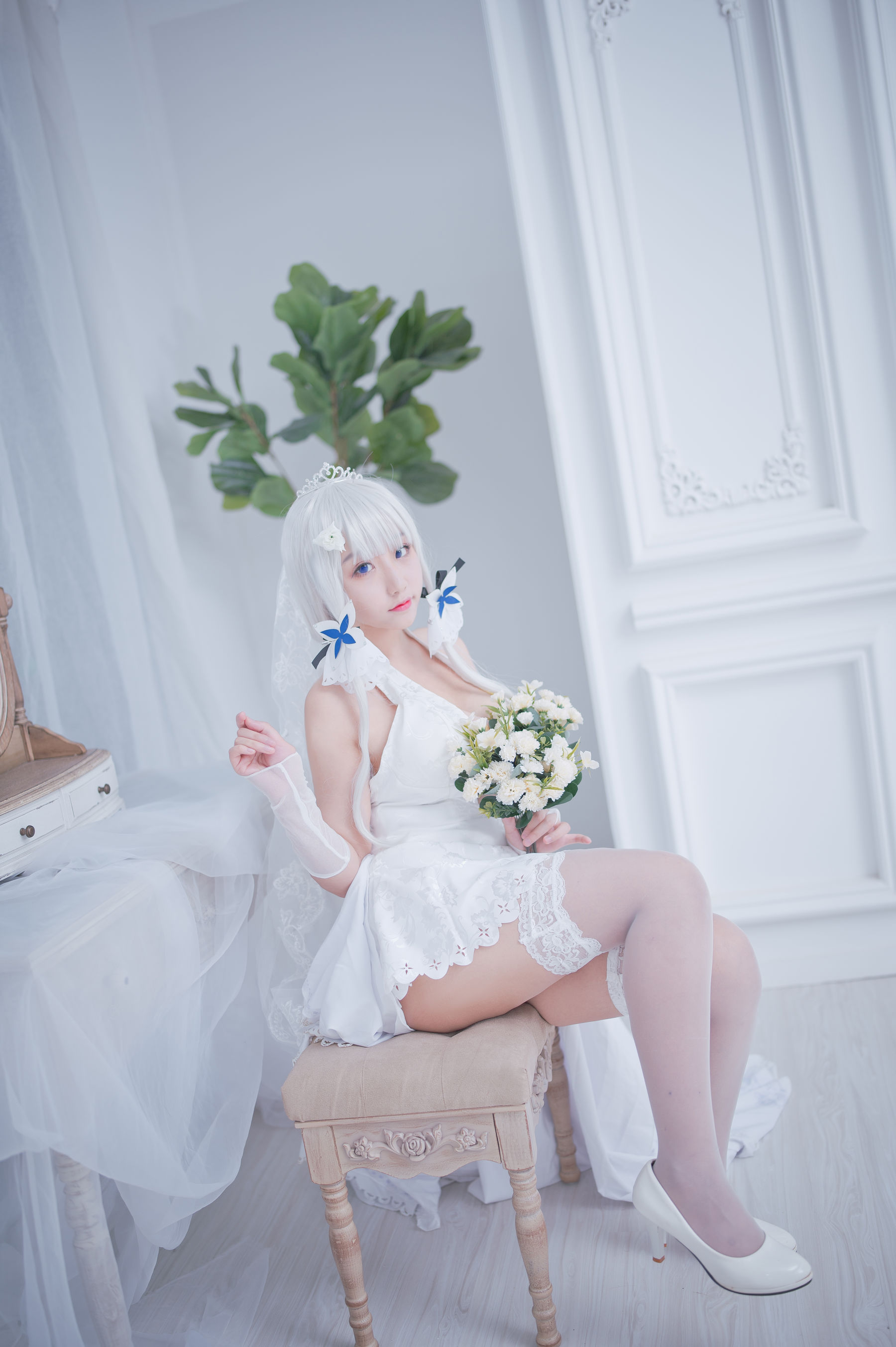 动漫博主穆零Mu0 – 光辉婚纱 Cosplay-第11张