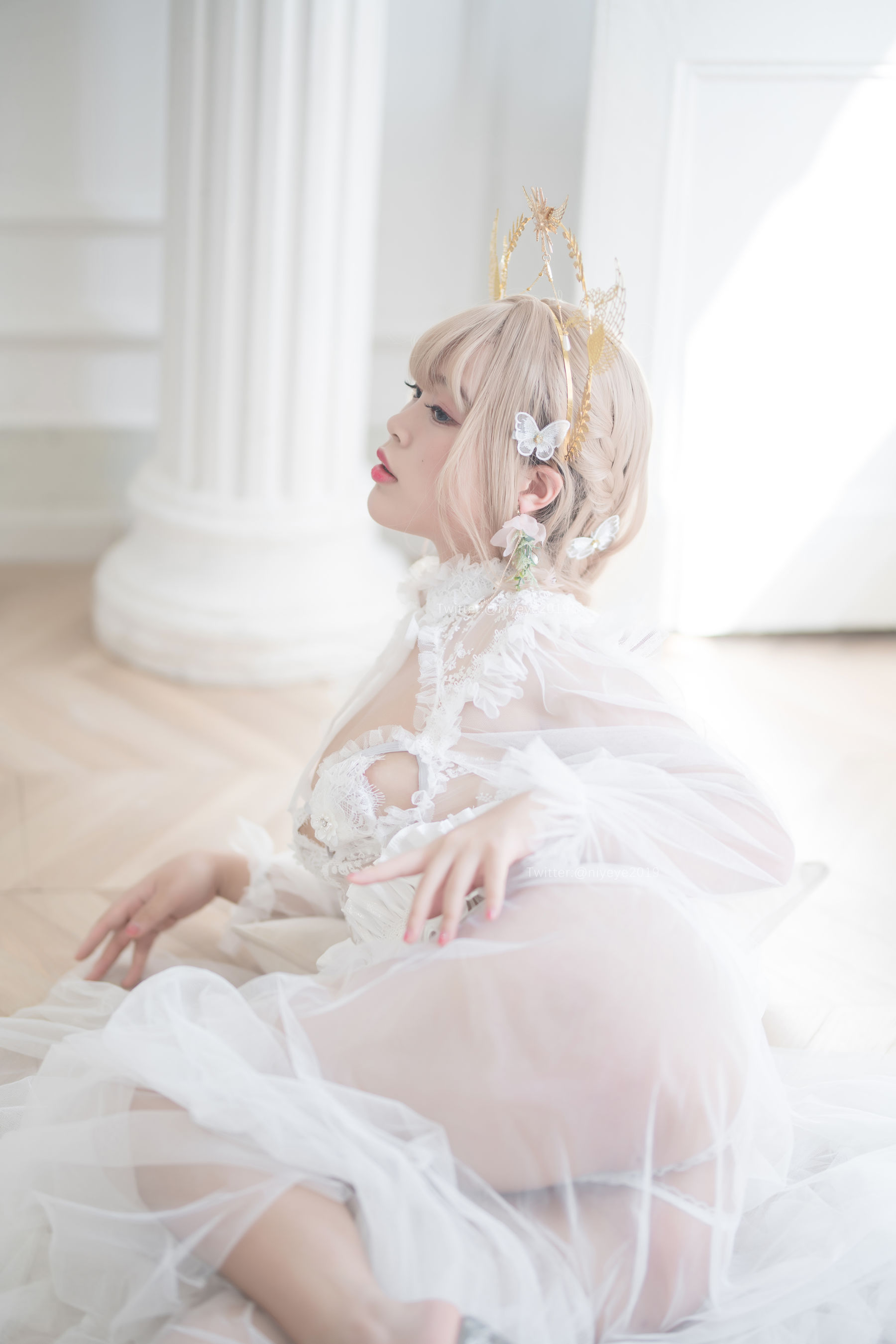 萌系小姐姐-白烨- – 珍珠花嫁 Cosplay-第50张
