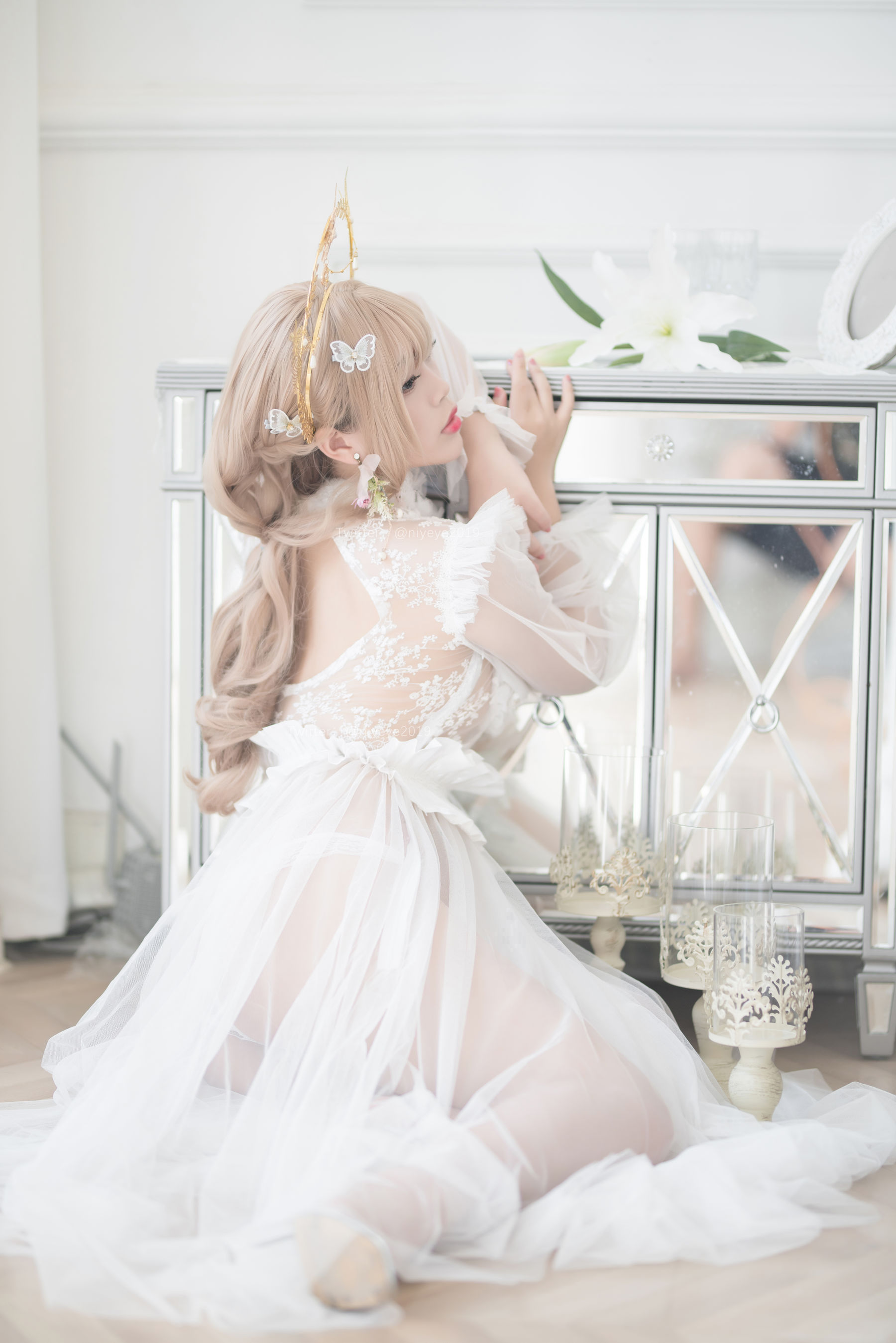 萌系小姐姐-白烨- – 珍珠花嫁 Cosplay-第45张