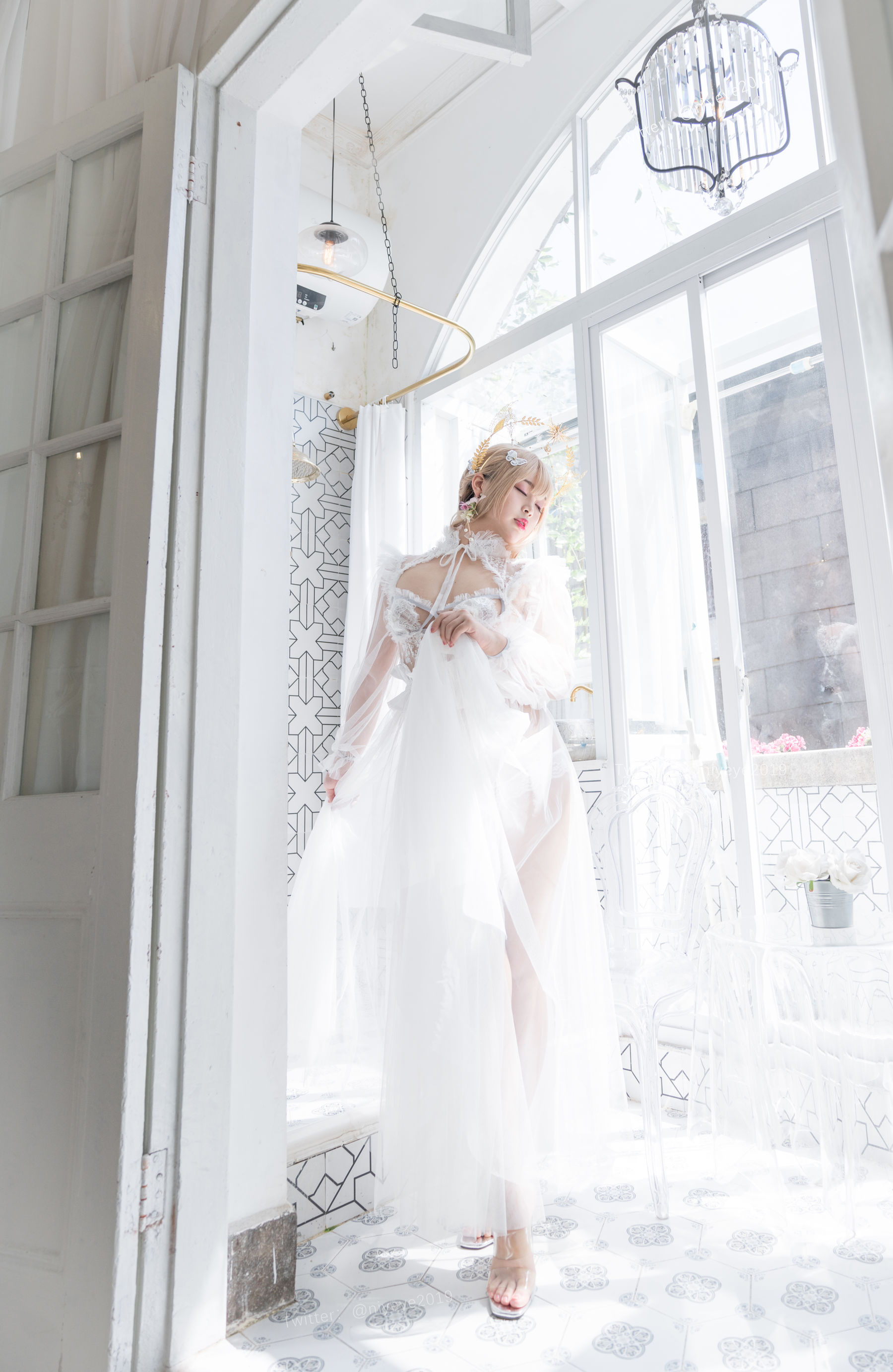萌系小姐姐-白烨- – 珍珠花嫁 Cosplay-第57张