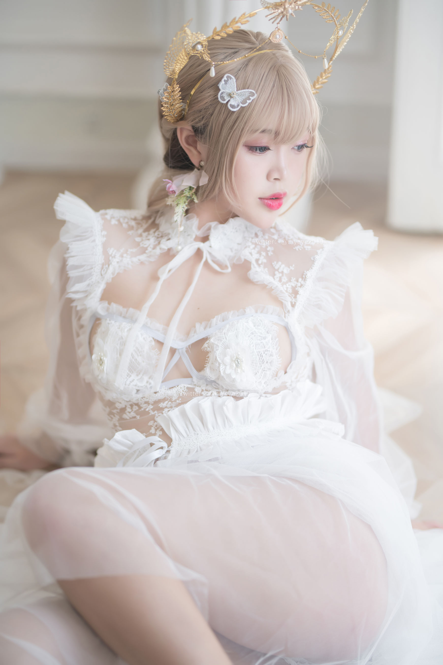 萌系小姐姐-白烨- – 珍珠花嫁 Cosplay-第49张