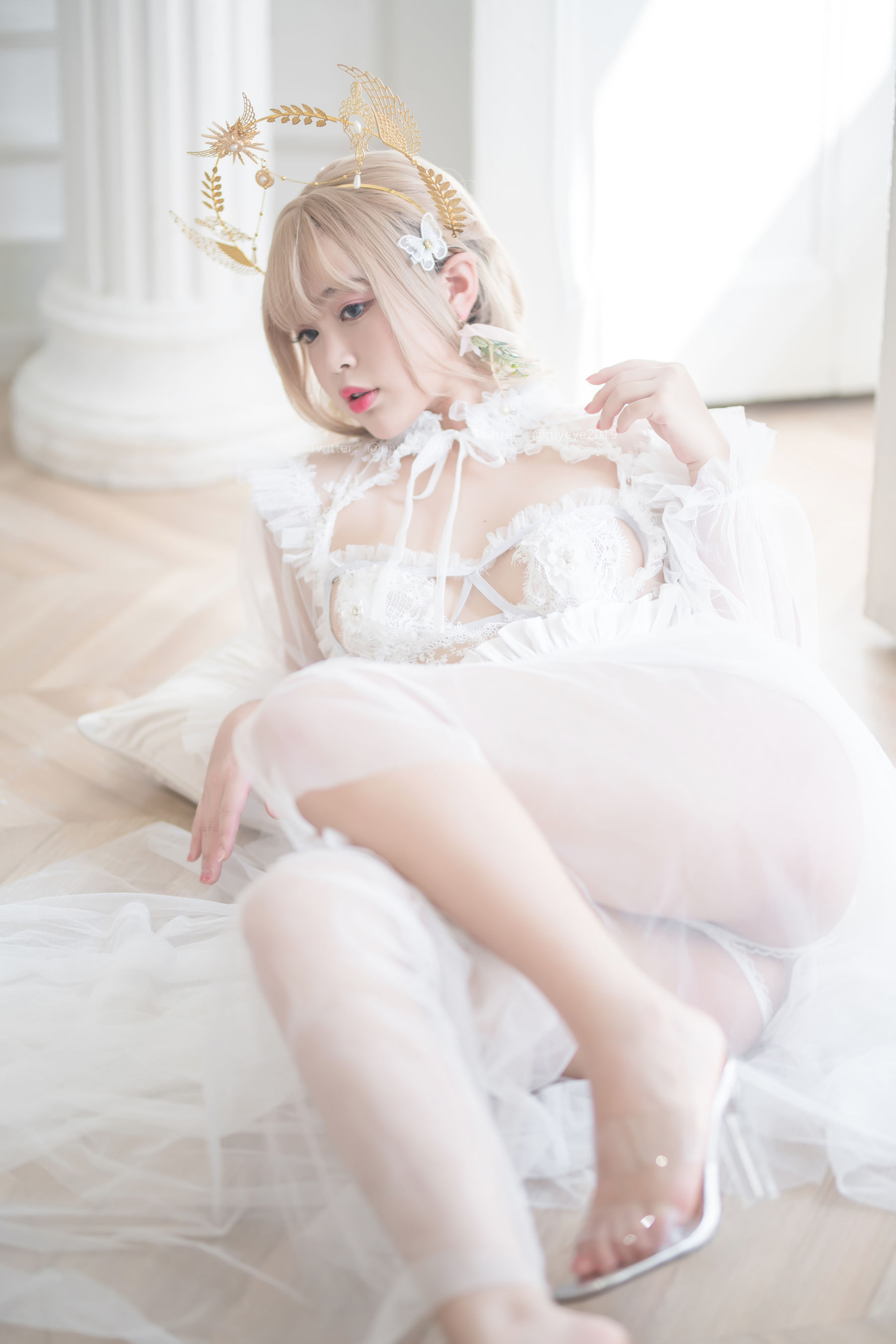 萌系小姐姐-白烨- – 珍珠花嫁 Cosplay-第53张
