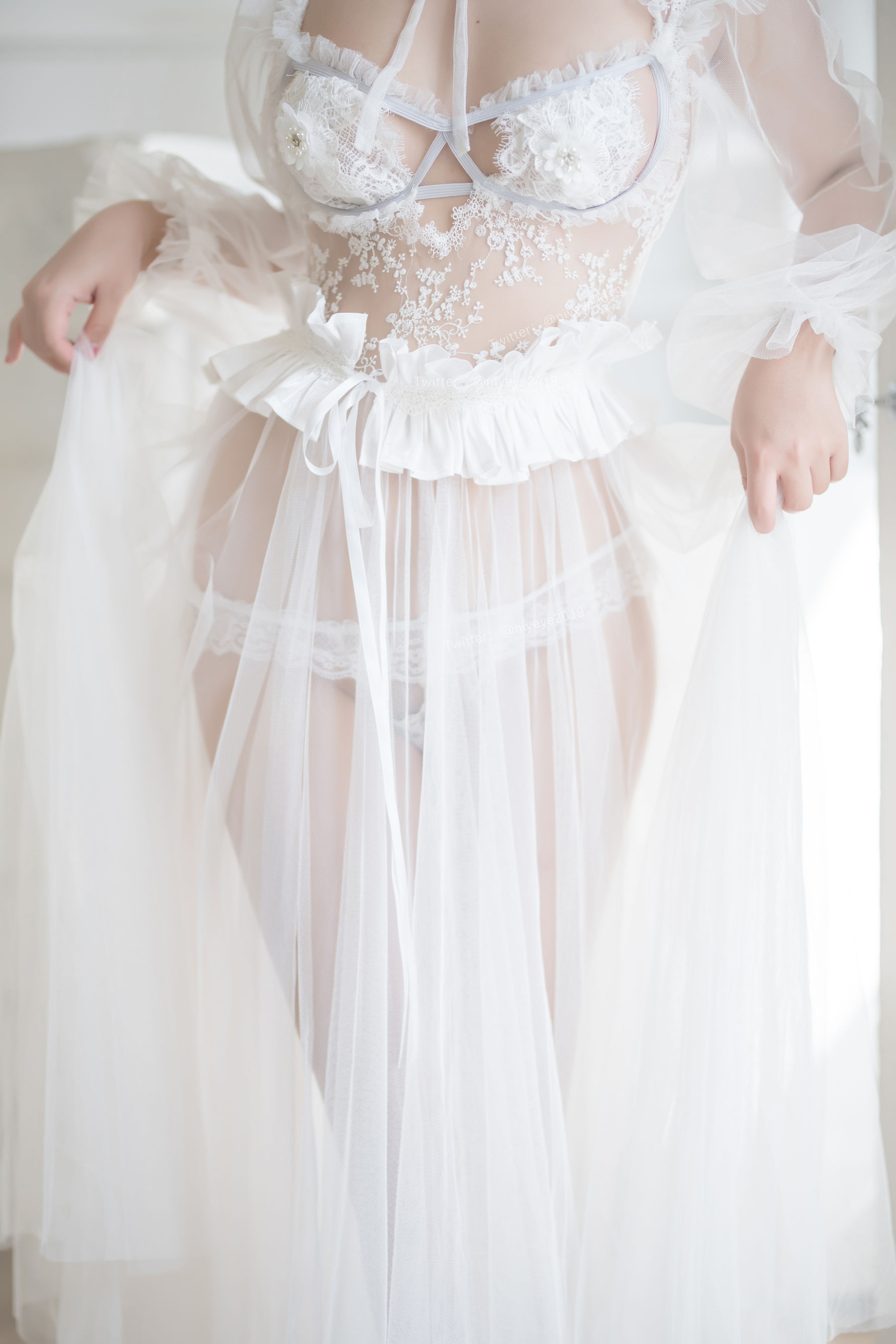 萌系小姐姐-白烨- – 珍珠花嫁 Cosplay-第23张