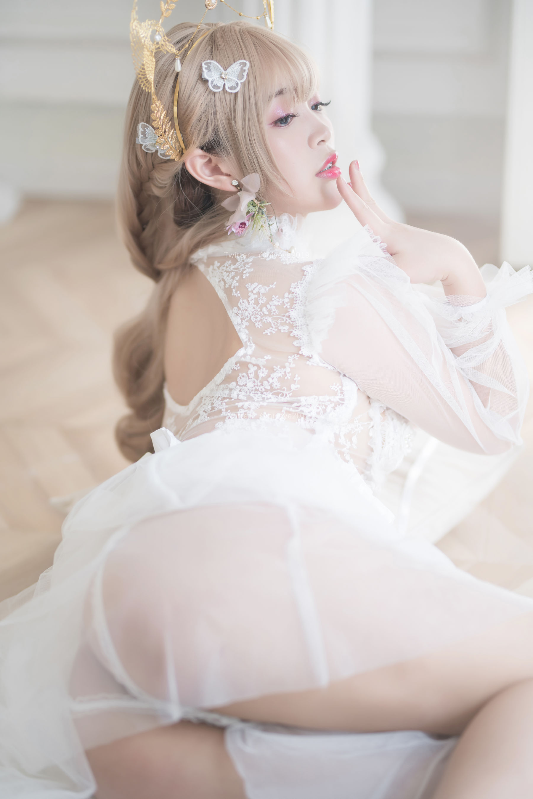 萌系小姐姐-白烨- – 珍珠花嫁 Cosplay-第43张