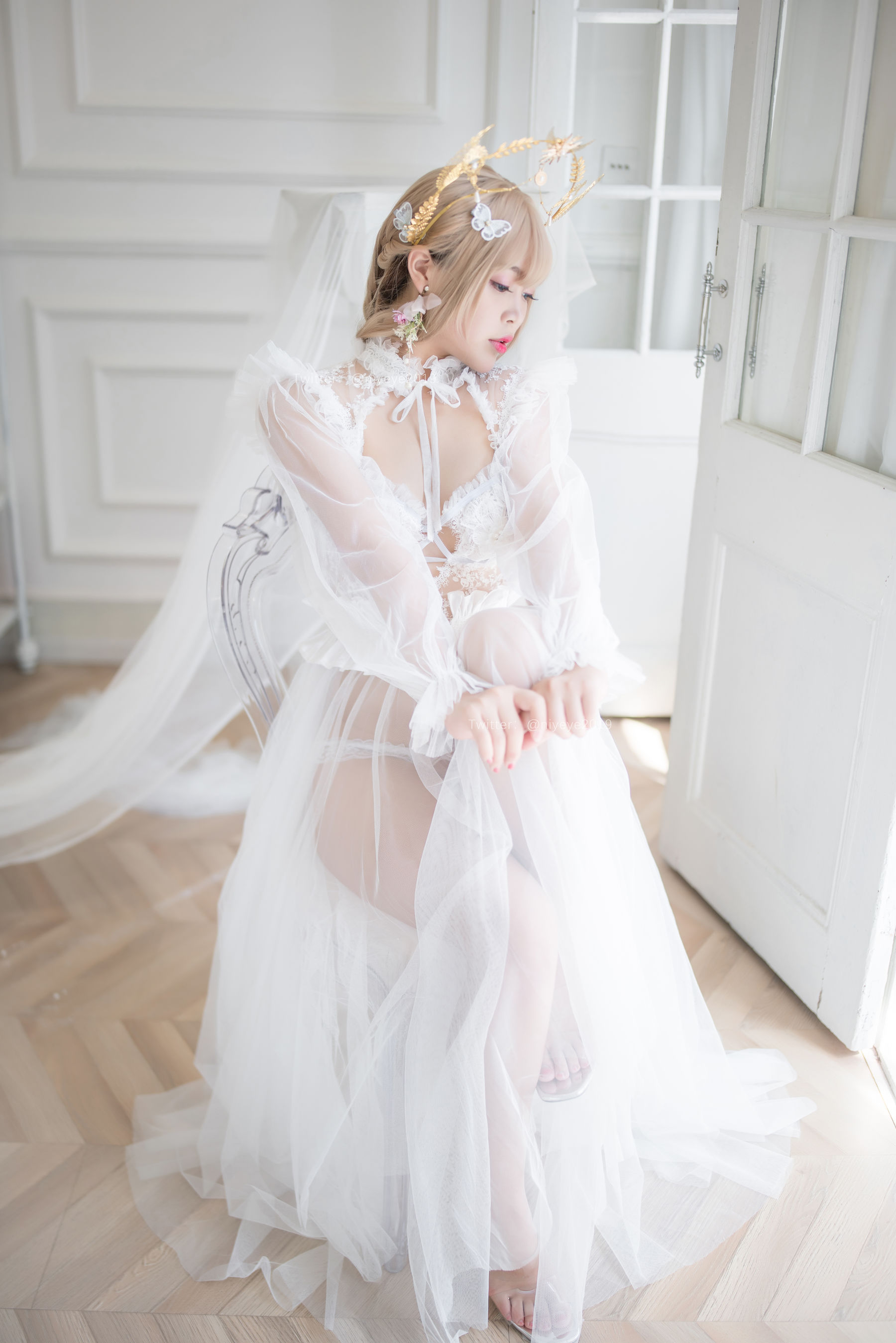 萌系小姐姐-白烨- – 珍珠花嫁 Cosplay-第60张