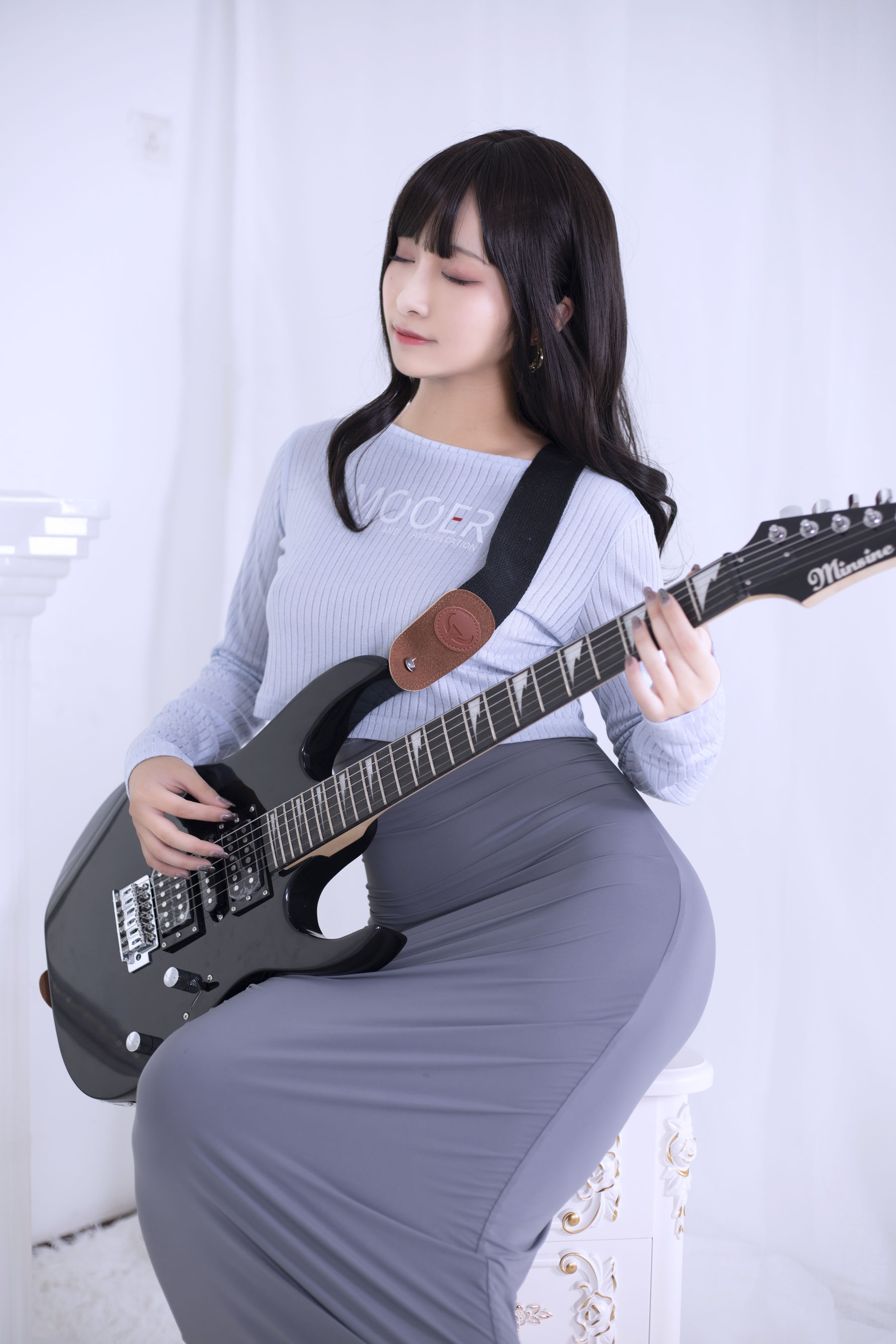 动漫博主洛璃LoLiSAMA – 吉他妹妹 Cosplay-第36张