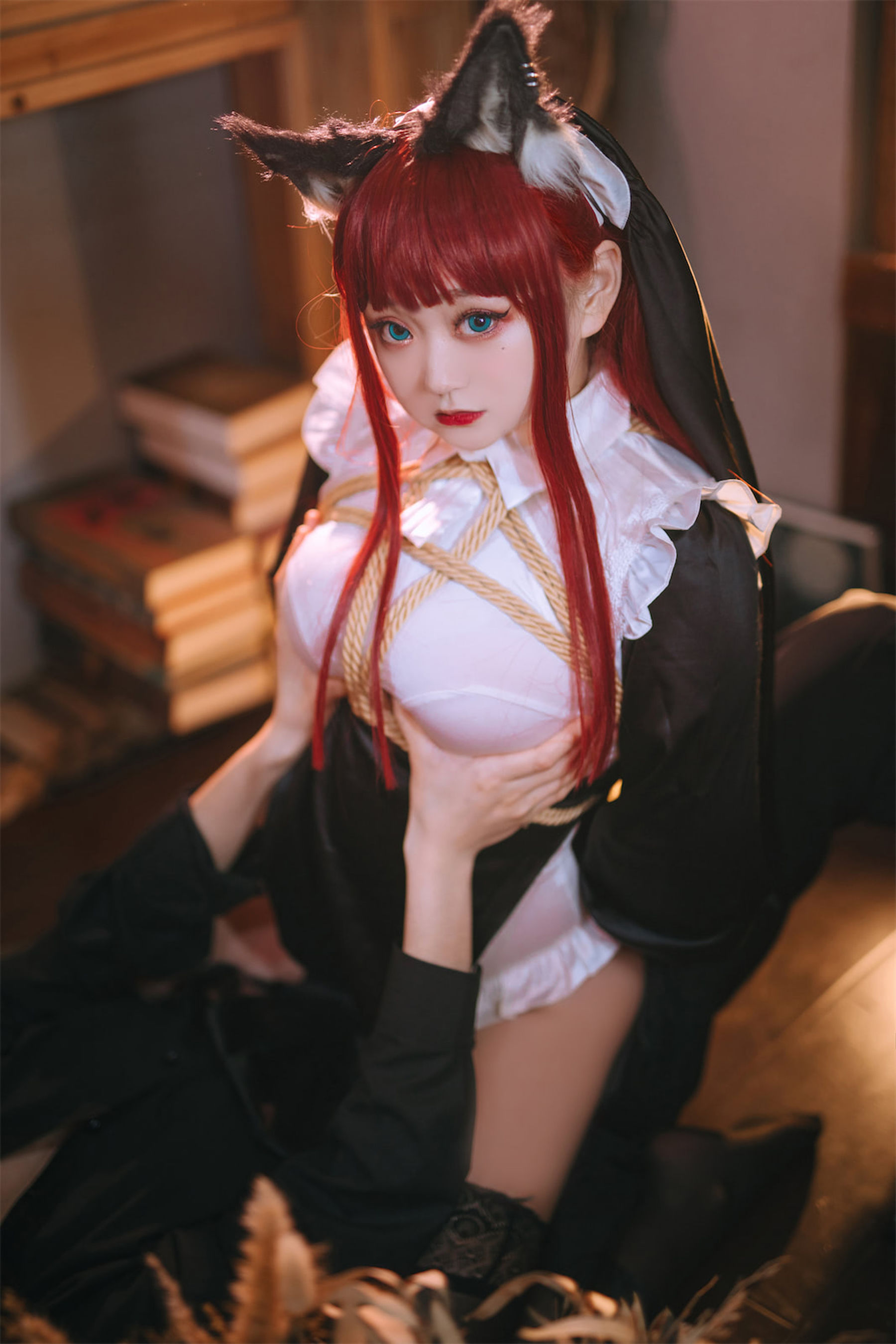 动漫博主恩田直幸 – 修女 Cosplay-第38张