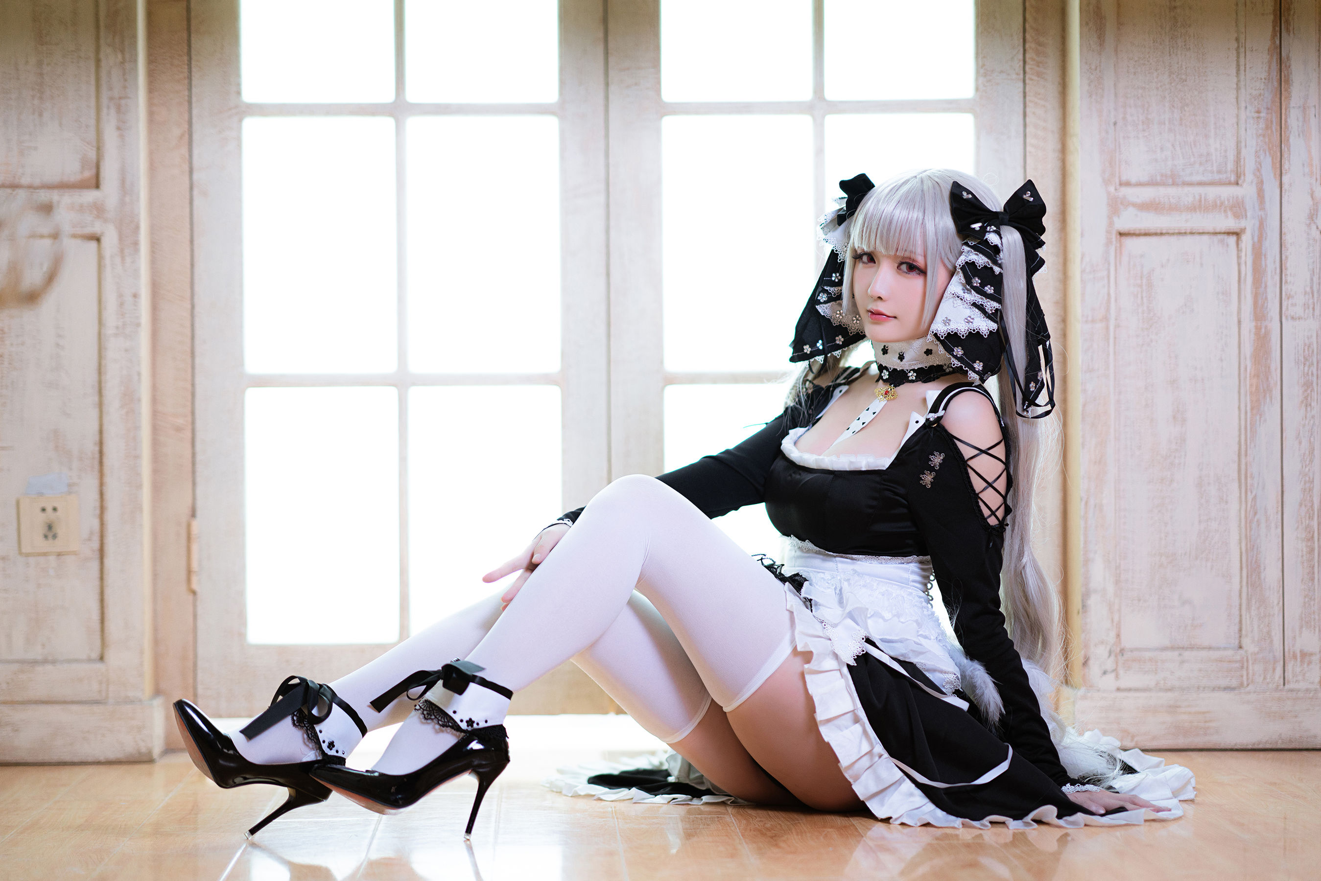 Coser小姐姐星之迟迟 – R-Maid《可畏》 Cosplay-第3张