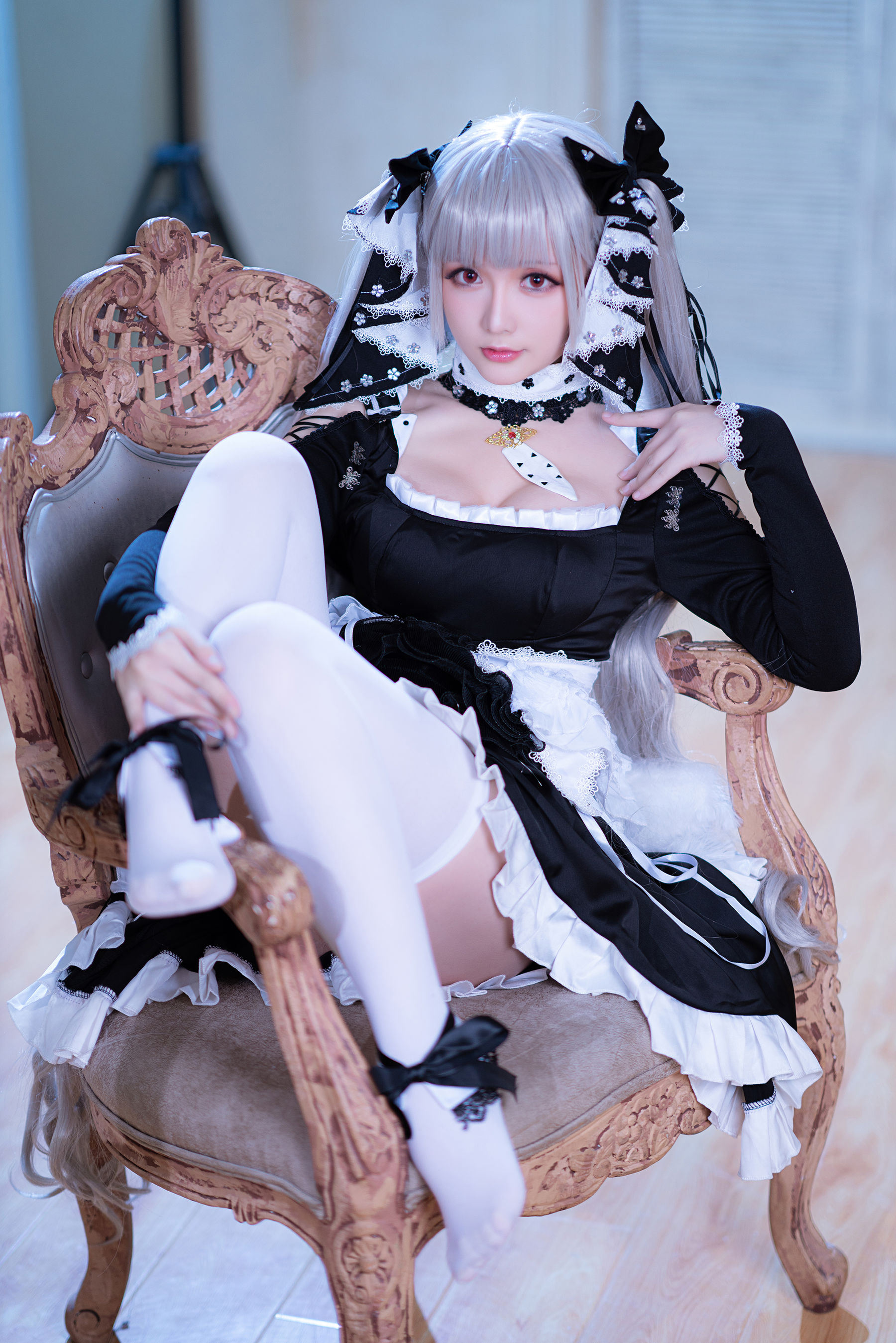 Coser小姐姐星之迟迟 – R-Maid《可畏》 Cosplay-第10张