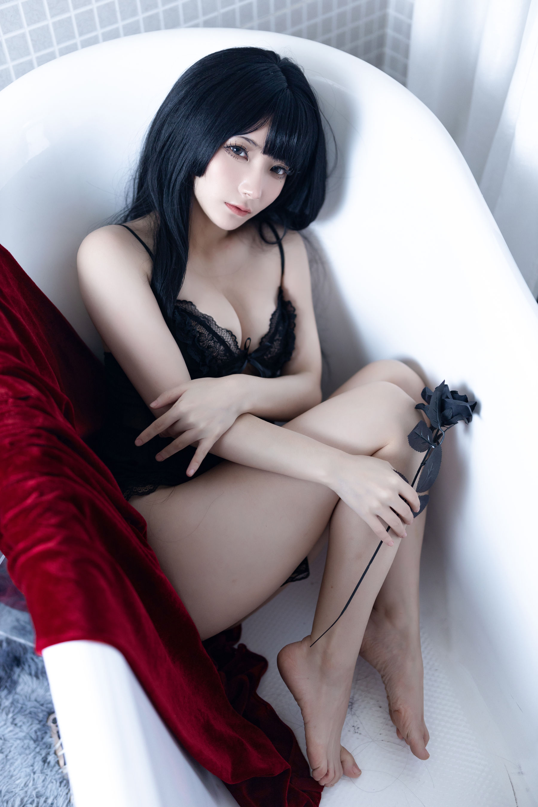 是三不是世w – 黑玫瑰 Cosplay-第21张