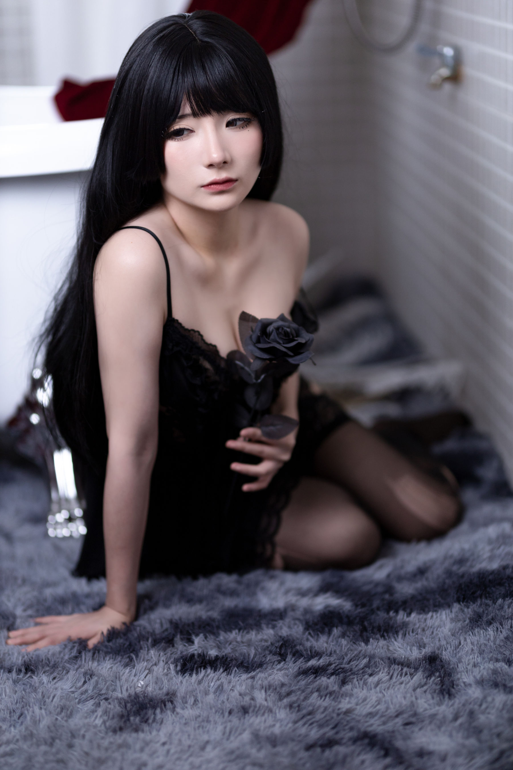 是三不是世w – 黑玫瑰 Cosplay-第18张