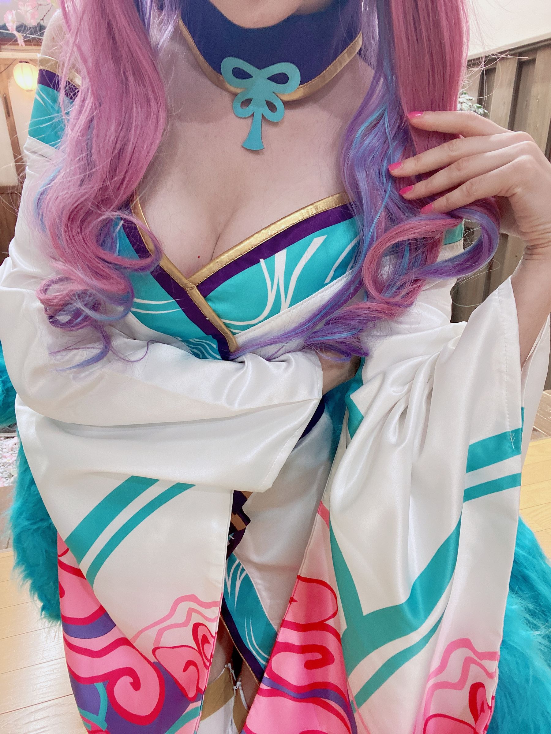 Peach milky – Peachmilky KDA Ahri Cosplay-第121张