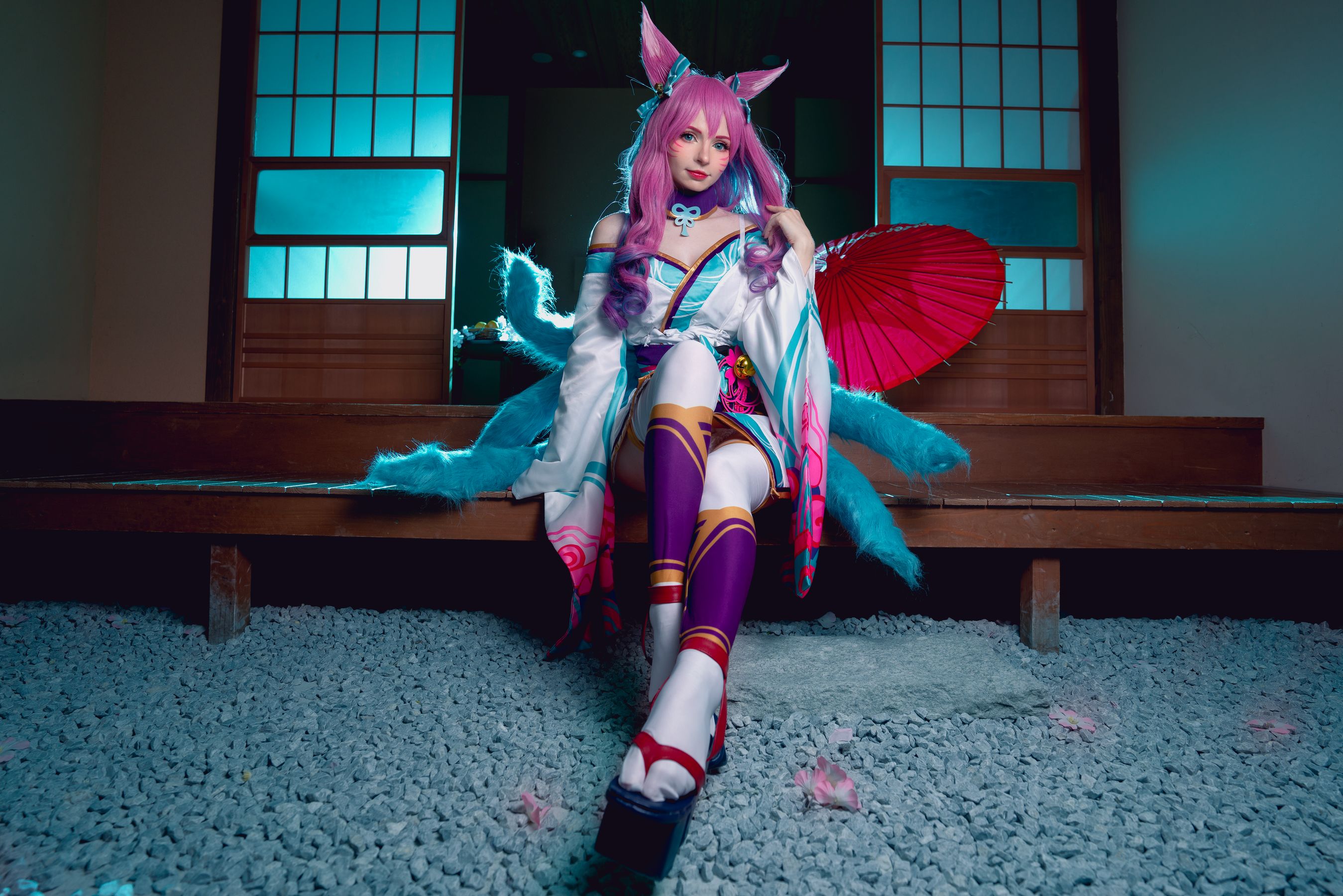 Peach milky – Peachmilky KDA Ahri Cosplay-第89张