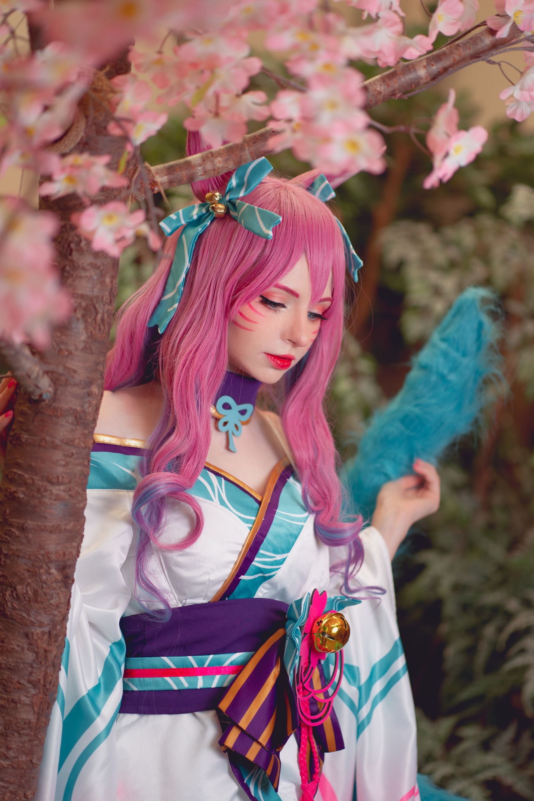 Peach milky – Peachmilky KDA Ahri Cosplay-第99张