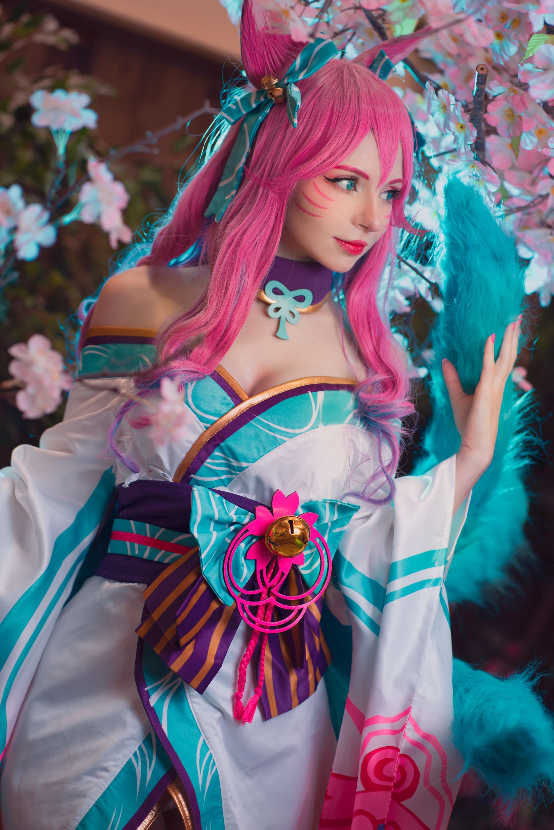 Peach milky – Peachmilky KDA Ahri Cosplay-第73张
