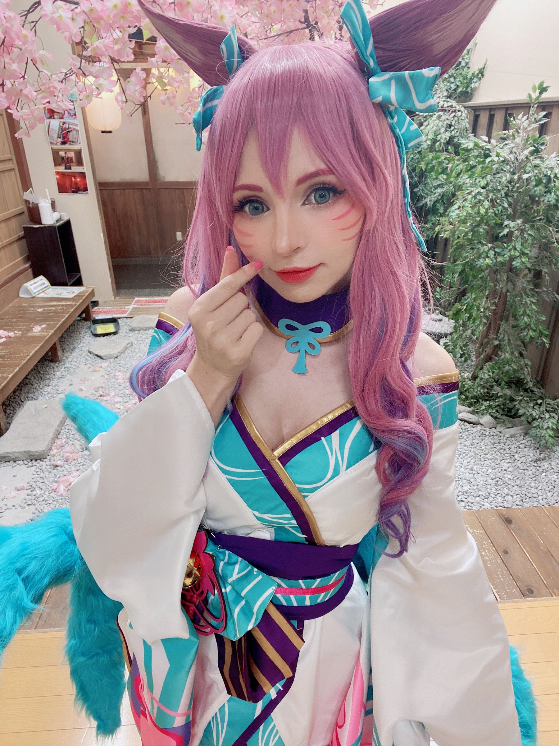 Peach milky – Peachmilky KDA Ahri Cosplay-第91张