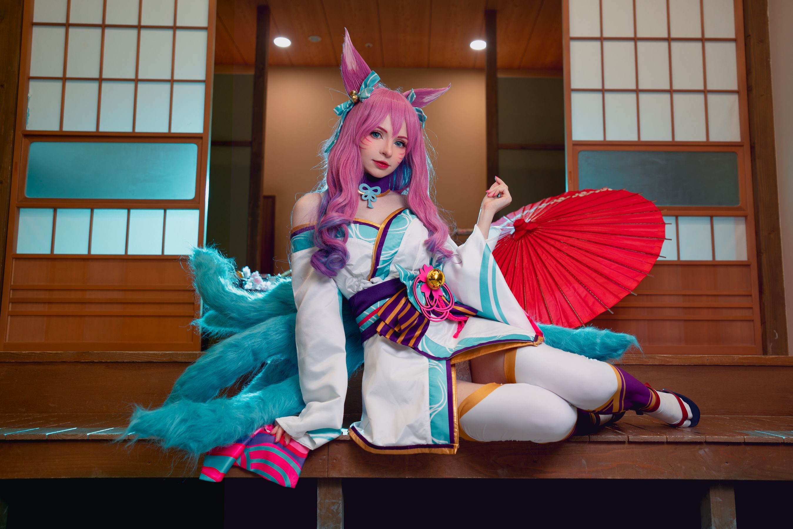 Peach milky – Peachmilky KDA Ahri Cosplay-第79张
