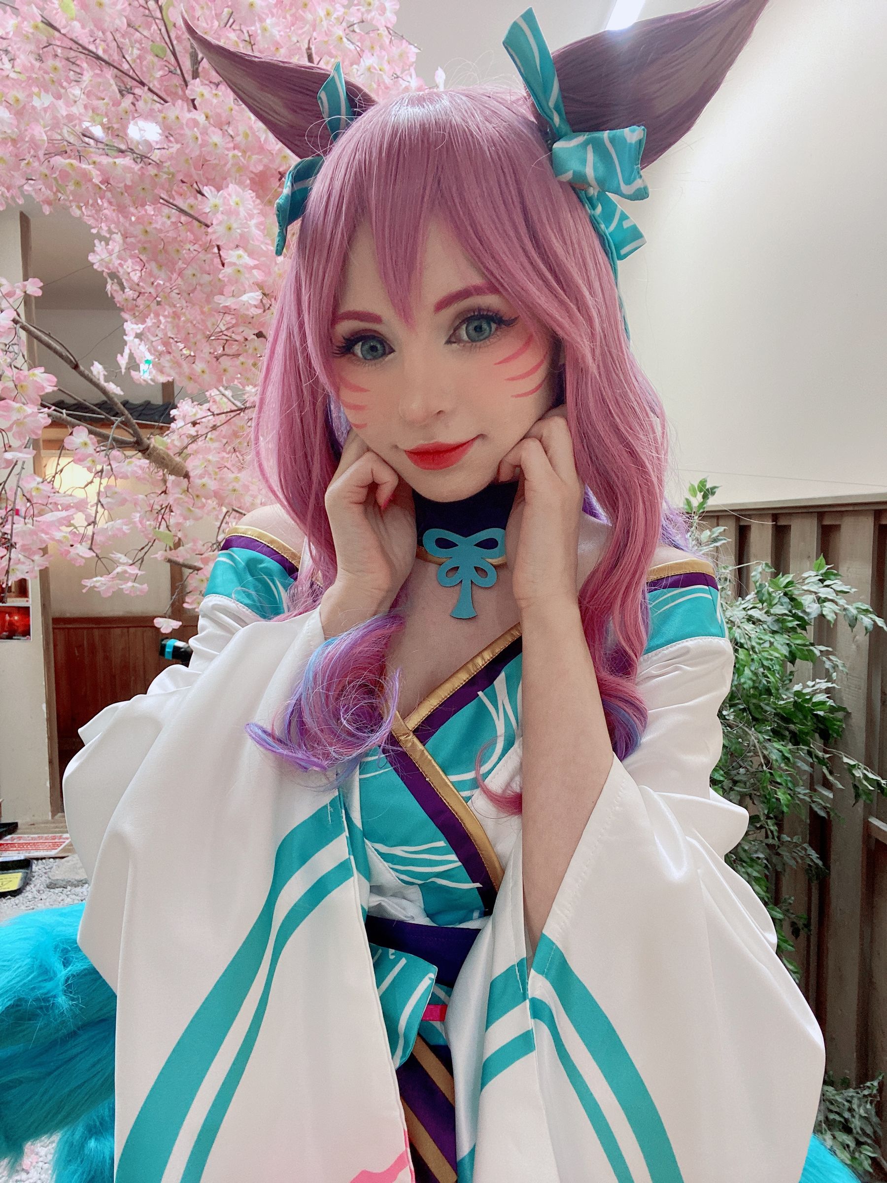 Peach milky – Peachmilky KDA Ahri Cosplay-第81张