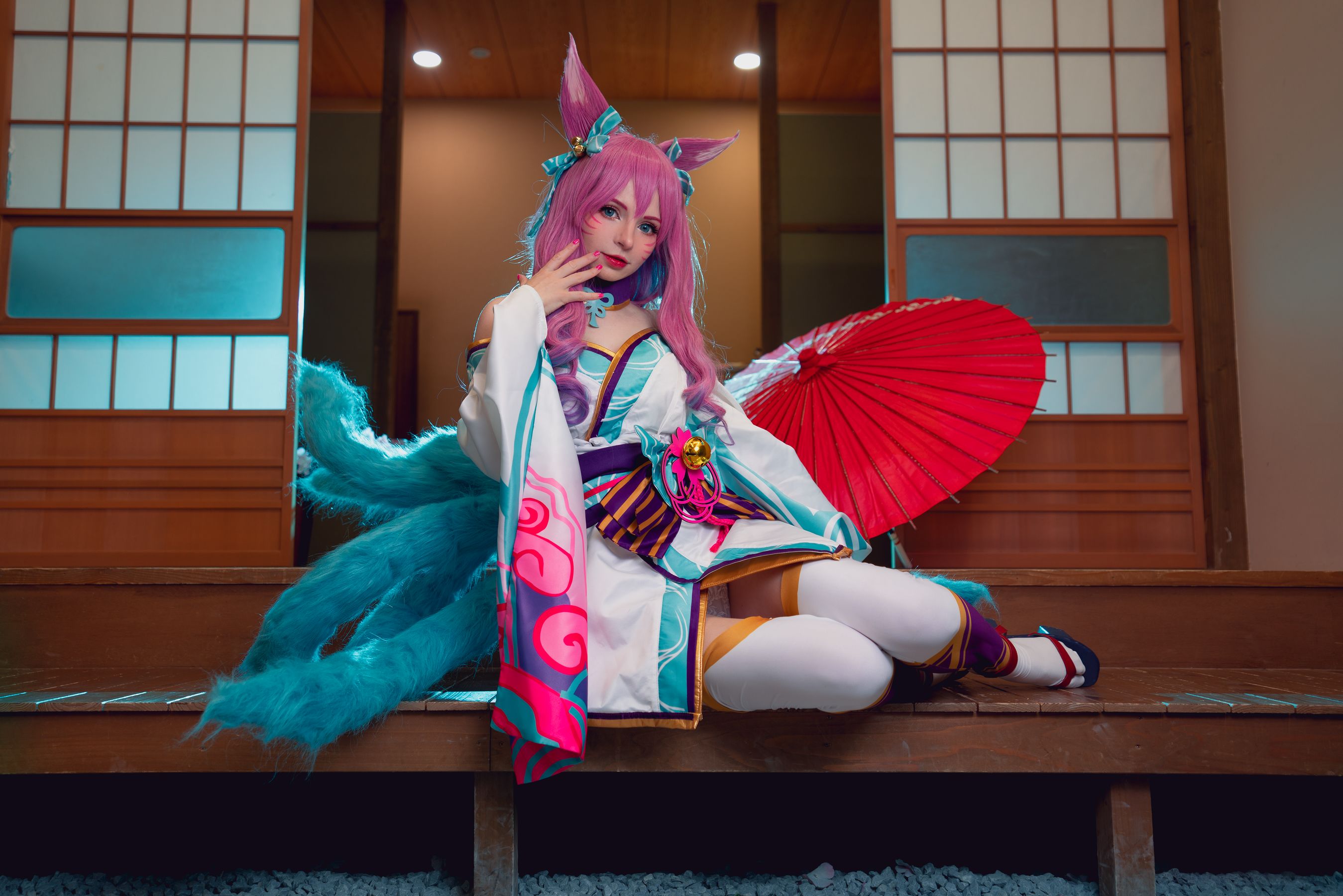 Peach milky – Peachmilky KDA Ahri Cosplay-第87张