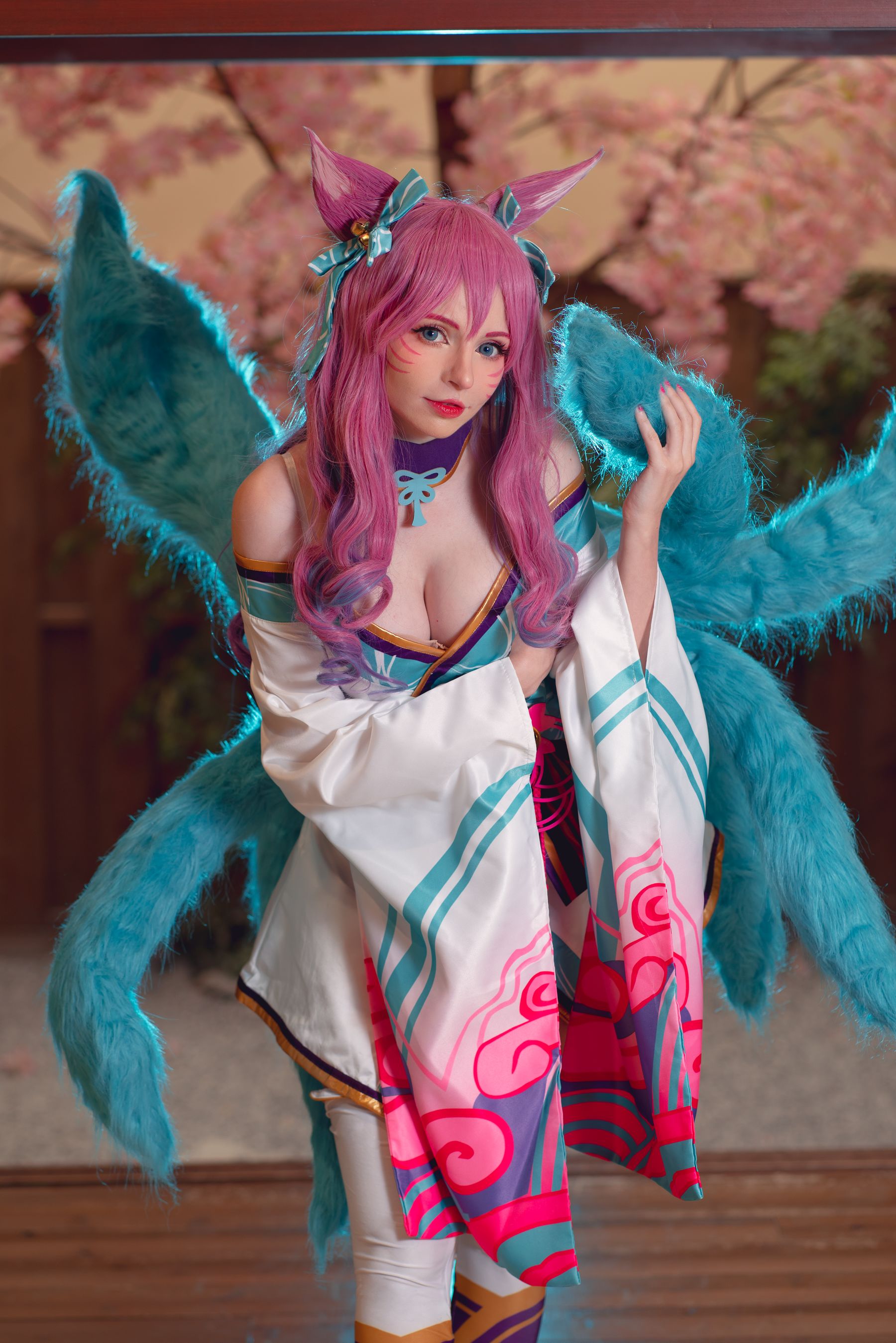 Peach milky – Peachmilky KDA Ahri Cosplay-第109张