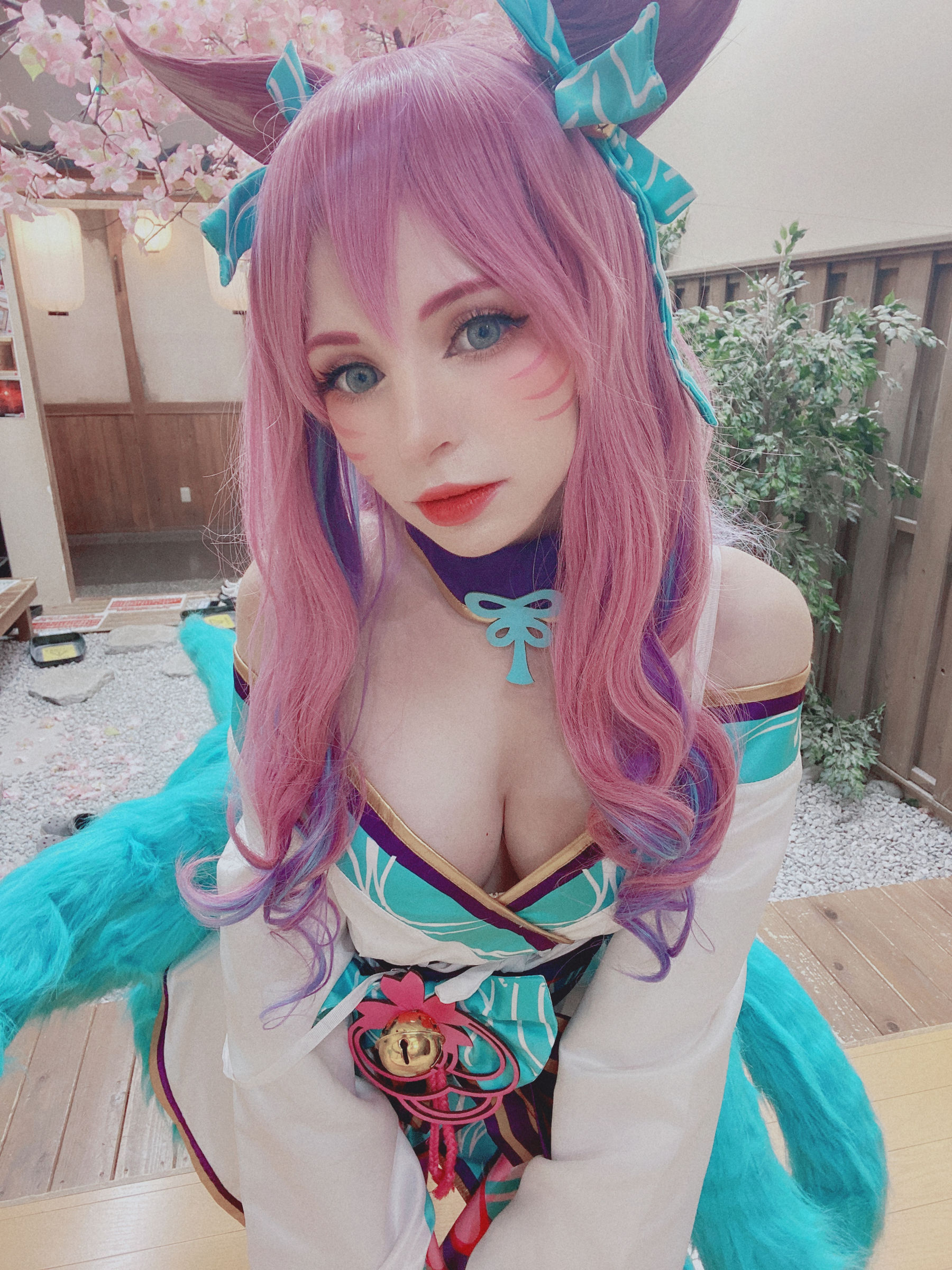 Peach milky – Peachmilky KDA Ahri Cosplay-第77张