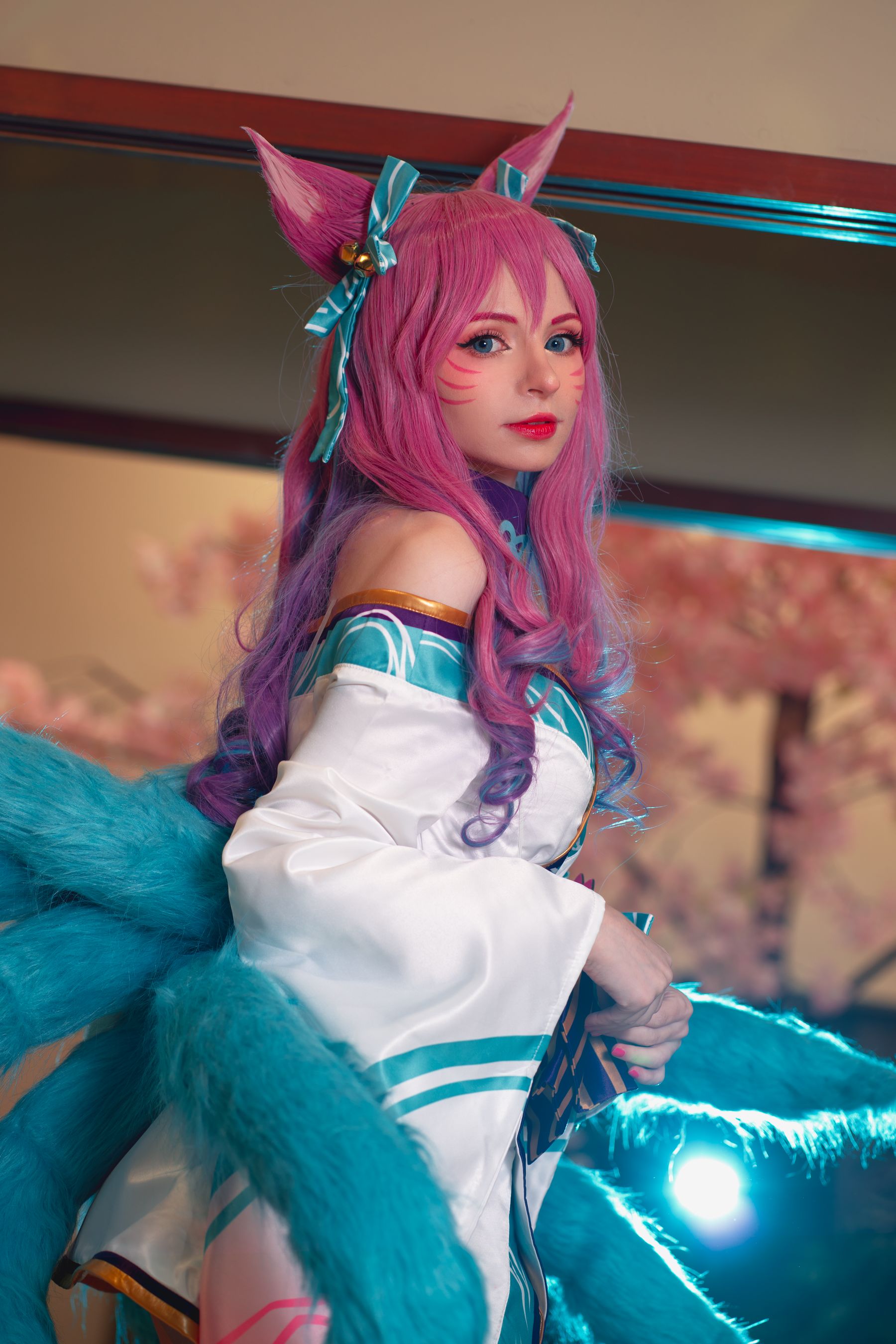 Peach milky – Peachmilky KDA Ahri Cosplay-第107张