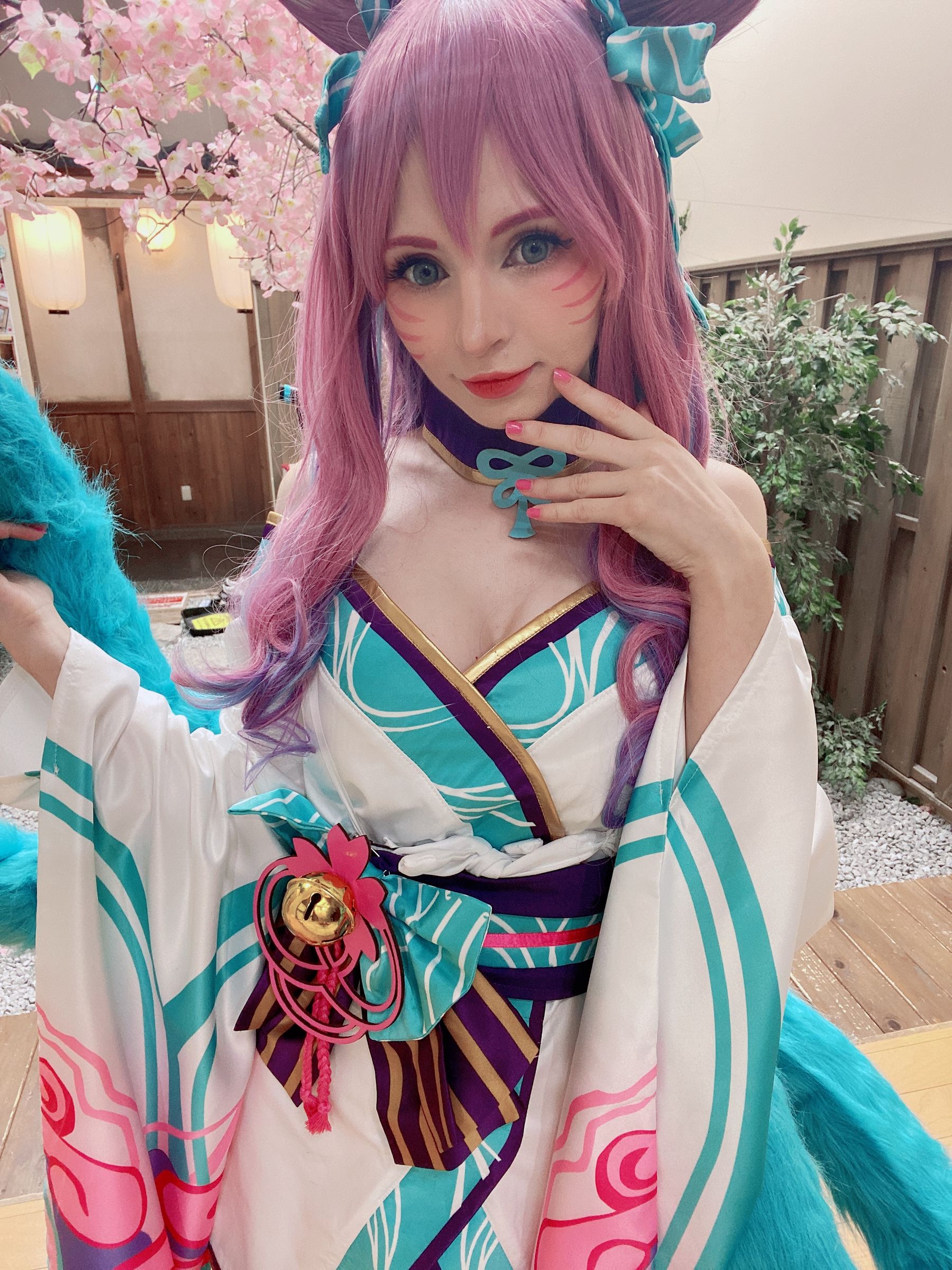 Peach milky – Peachmilky KDA Ahri Cosplay-第96张