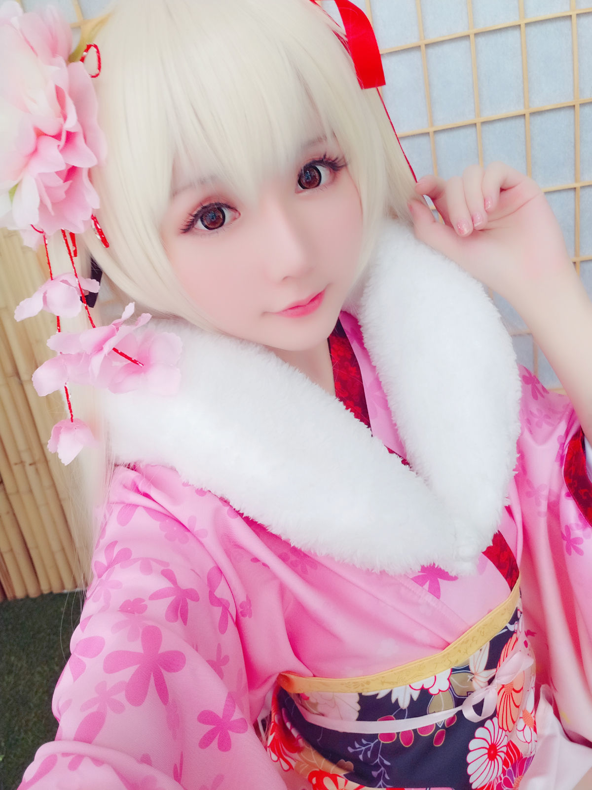 [萝莉COS] 星之迟迟 VOL.01 粉红泡泡包 Cosplay-第18张