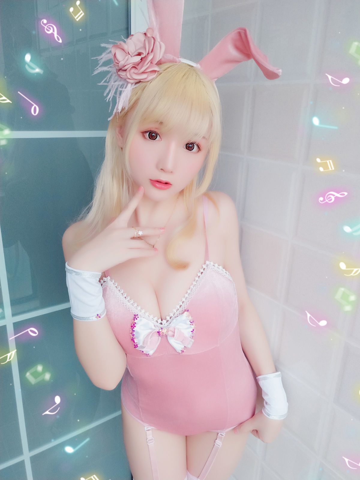 [萝莉COS] 星之迟迟 VOL.01 粉红泡泡包 Cosplay-第16张