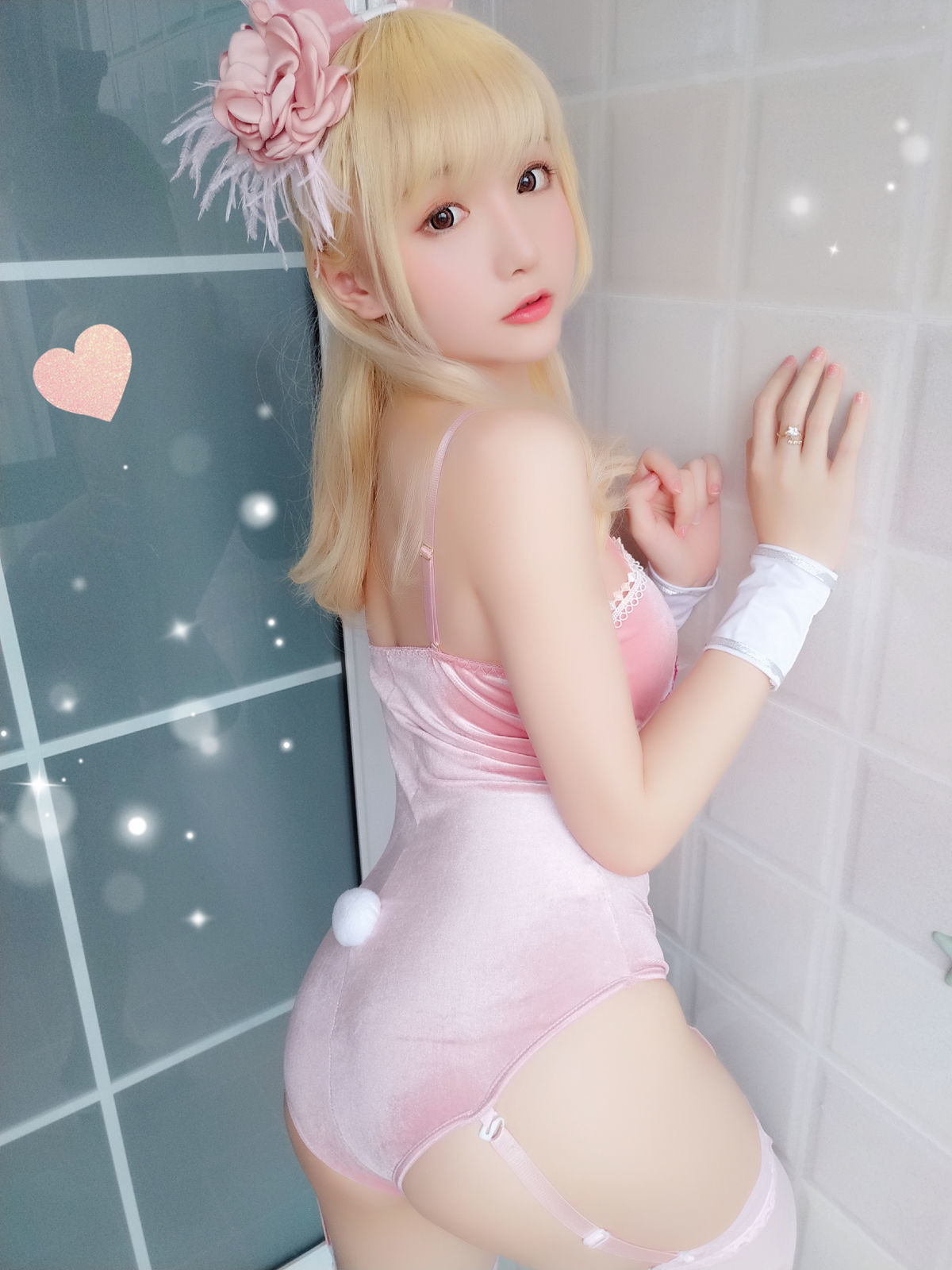 [萝莉COS] 星之迟迟 VOL.01 粉红泡泡包 Cosplay-第27张
