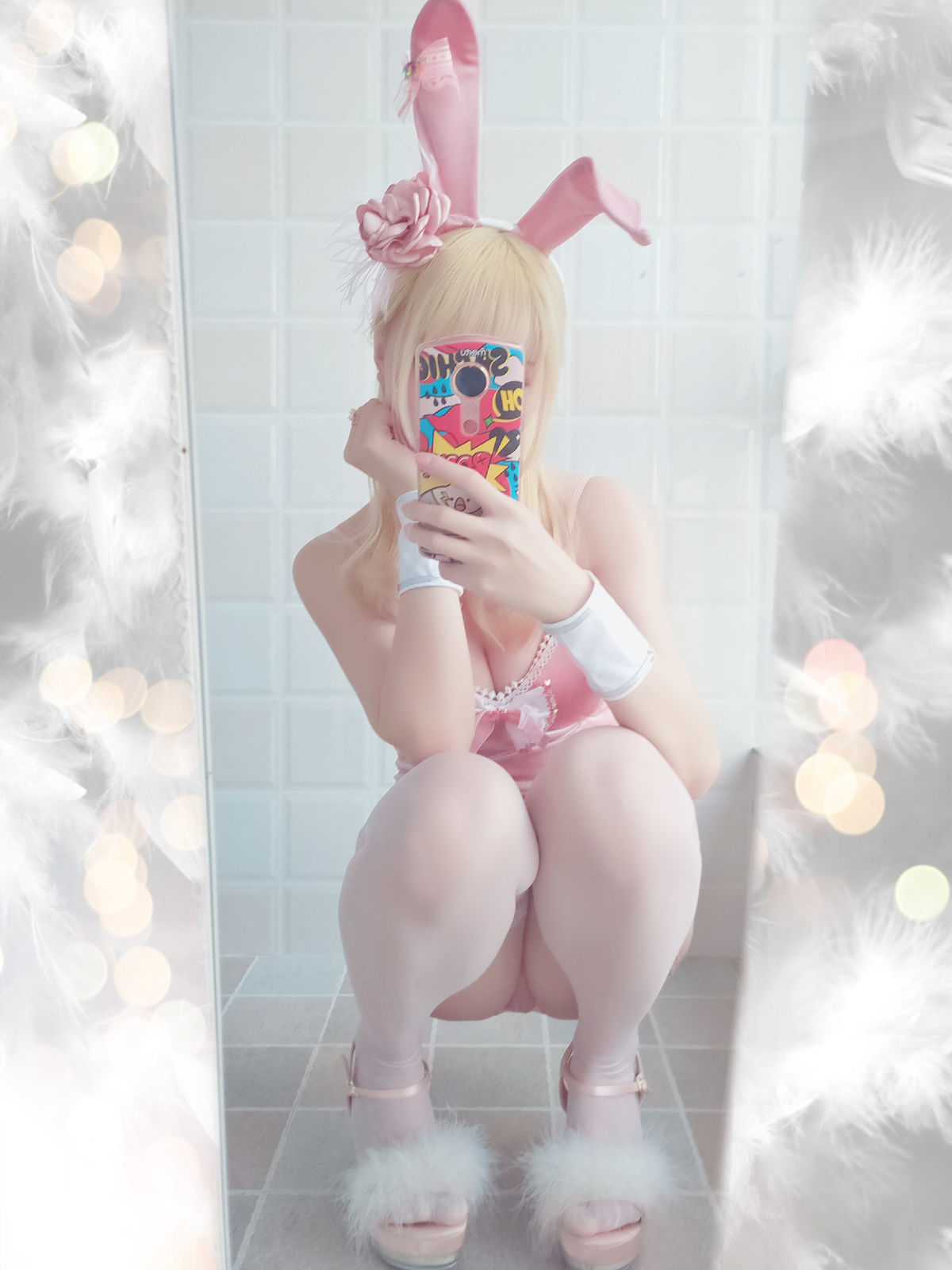 [萝莉COS] 星之迟迟 VOL.01 粉红泡泡包 Cosplay-第5张