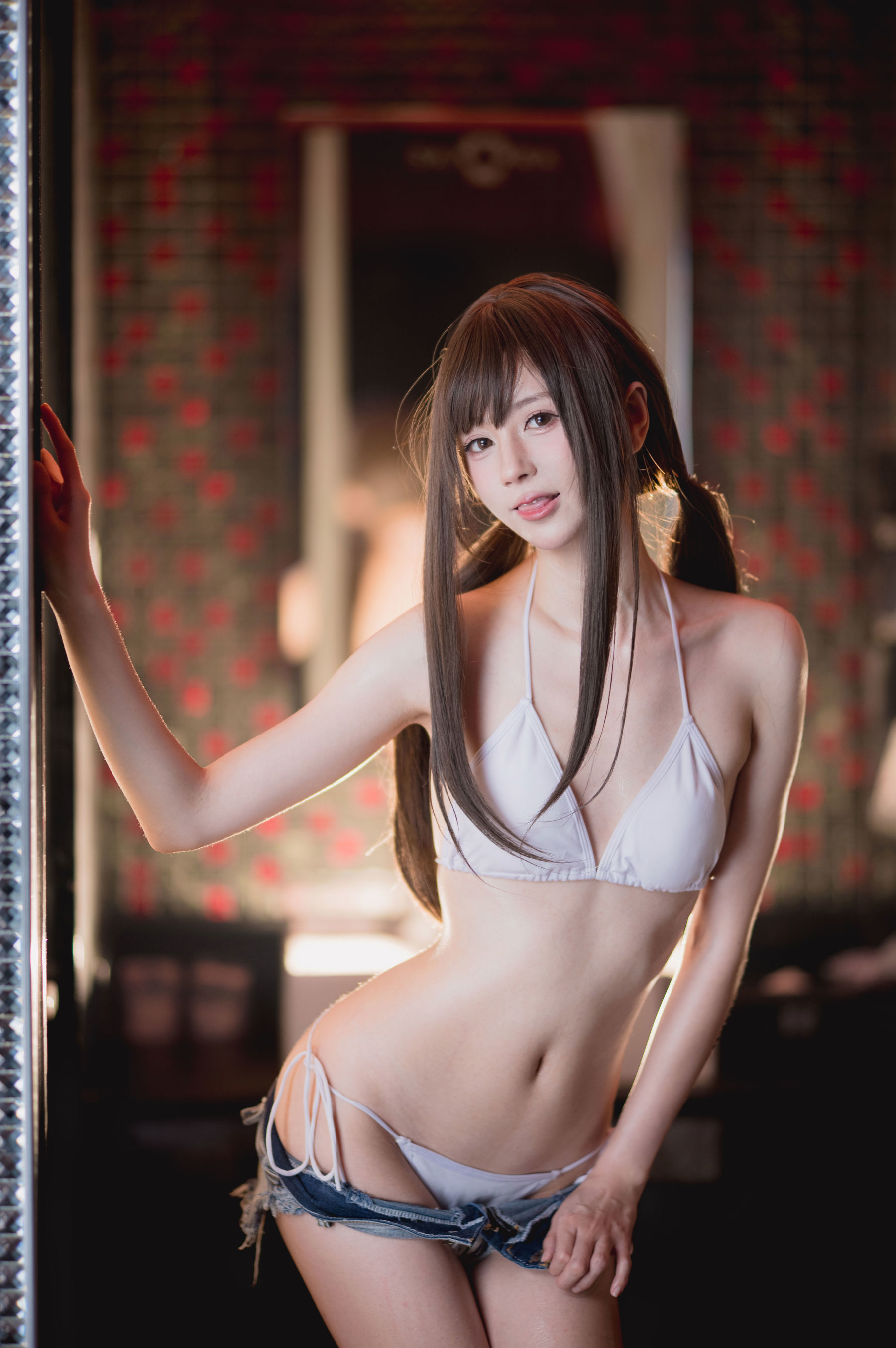 西园寺南歌 – 白色内衣 透明JK Cosplay-第66张