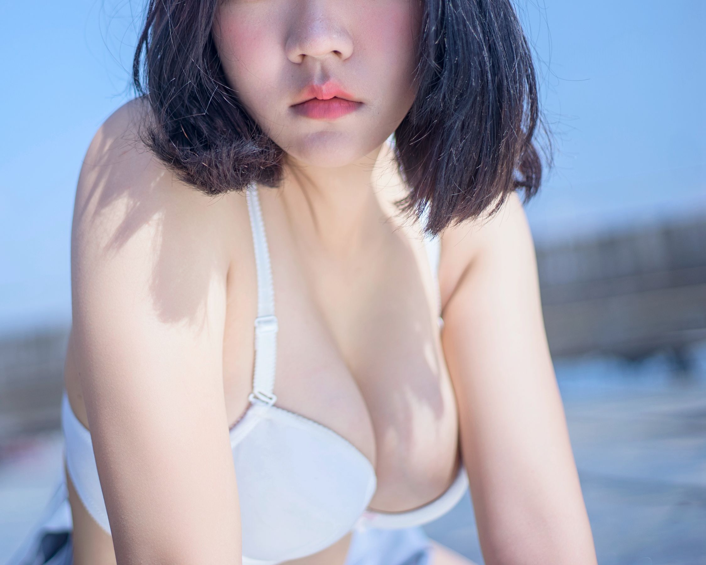 微博妹子 汐 – 天台JK Cosplay-第19张