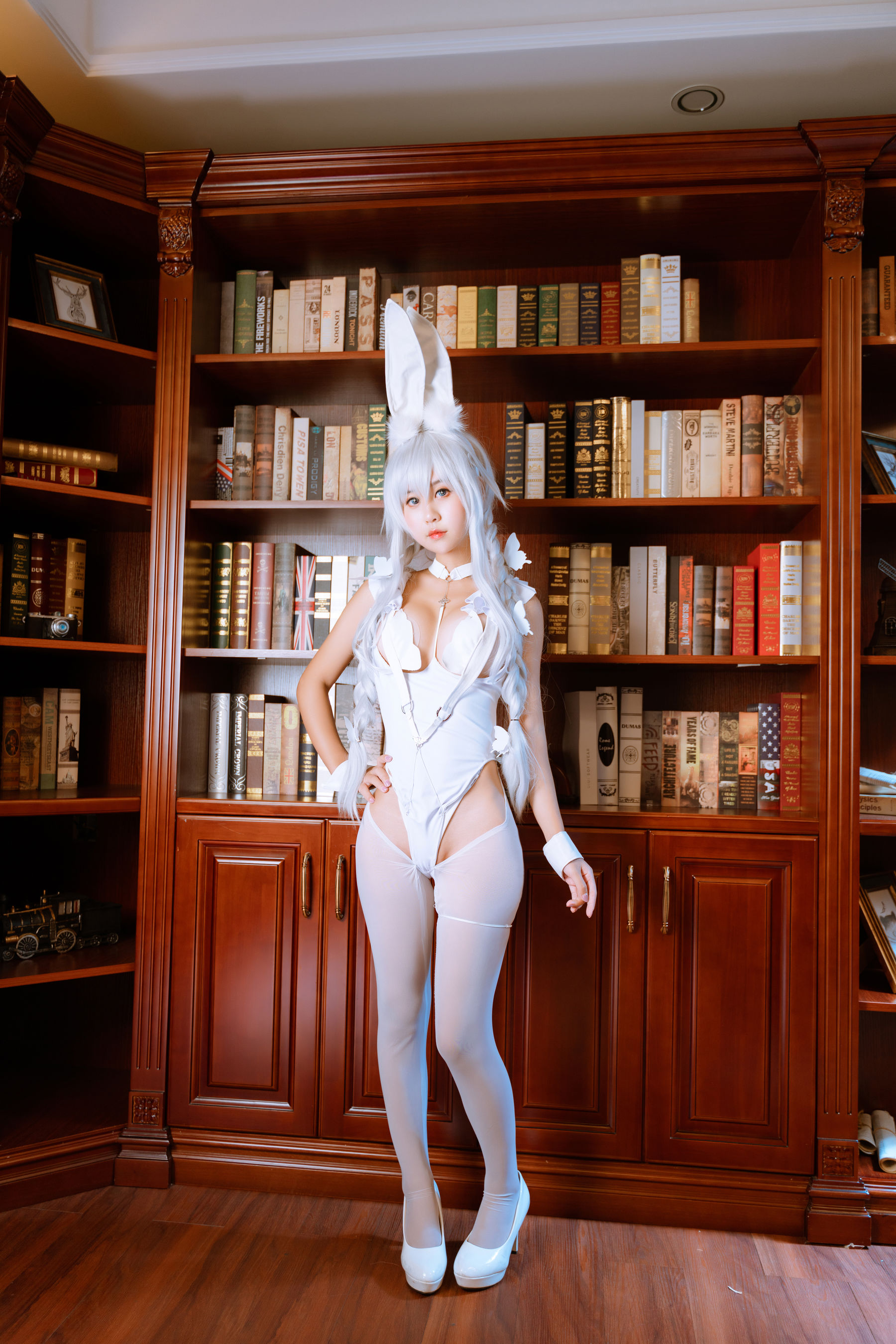 阳光美少女萌芽儿o0 – 恶毒白兔 Cosplay-第47张