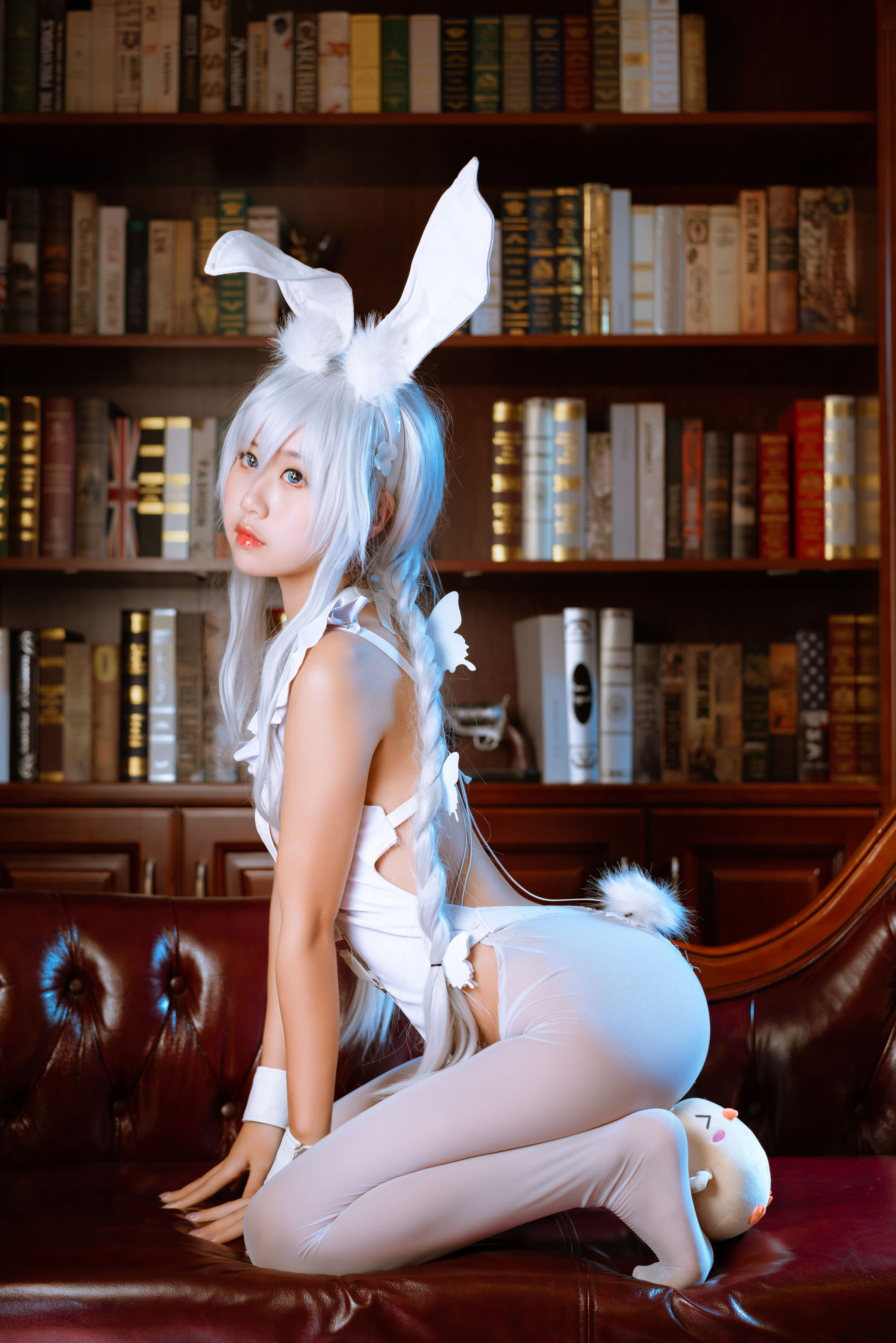阳光美少女萌芽儿o0 – 恶毒白兔 Cosplay-第46张